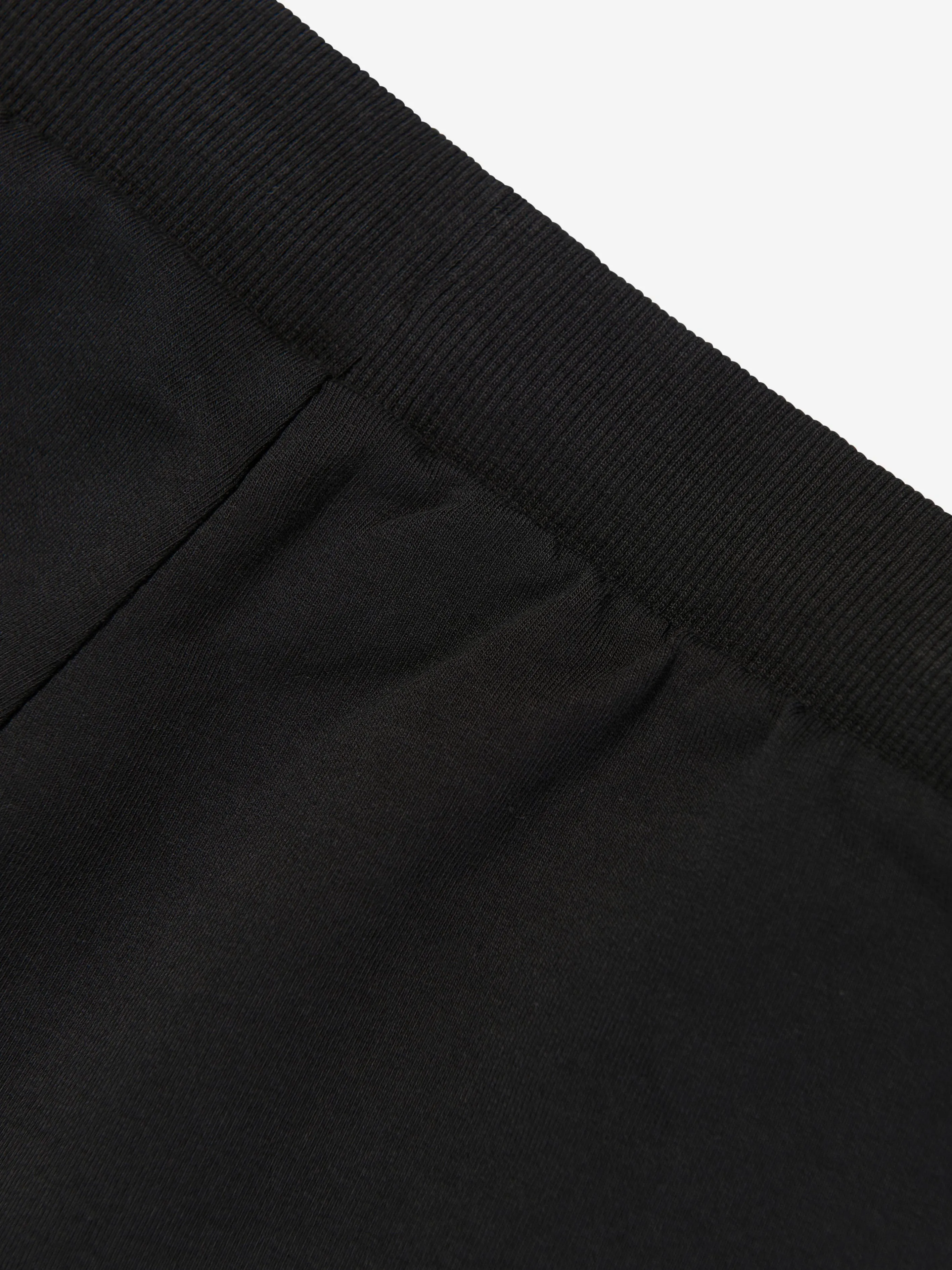Jungen Logo Print Shorts in Schwarz