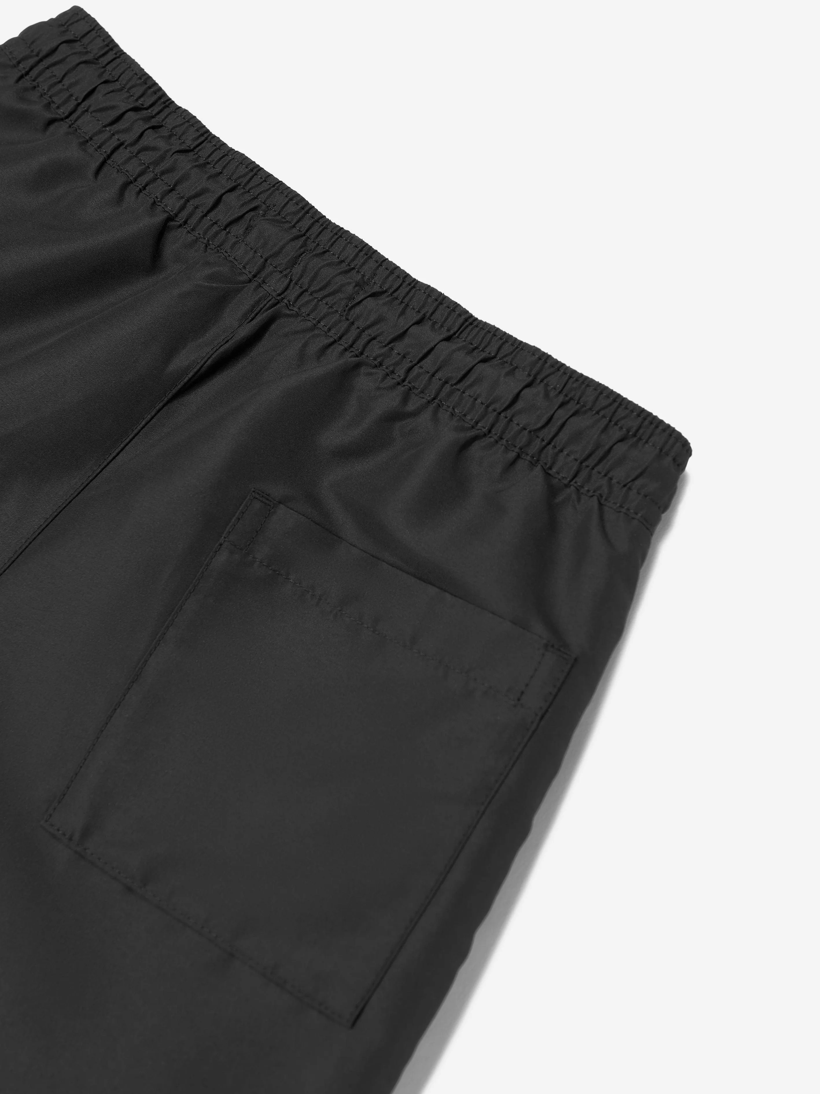 Jungen Logo Badeshorts in Schwarz