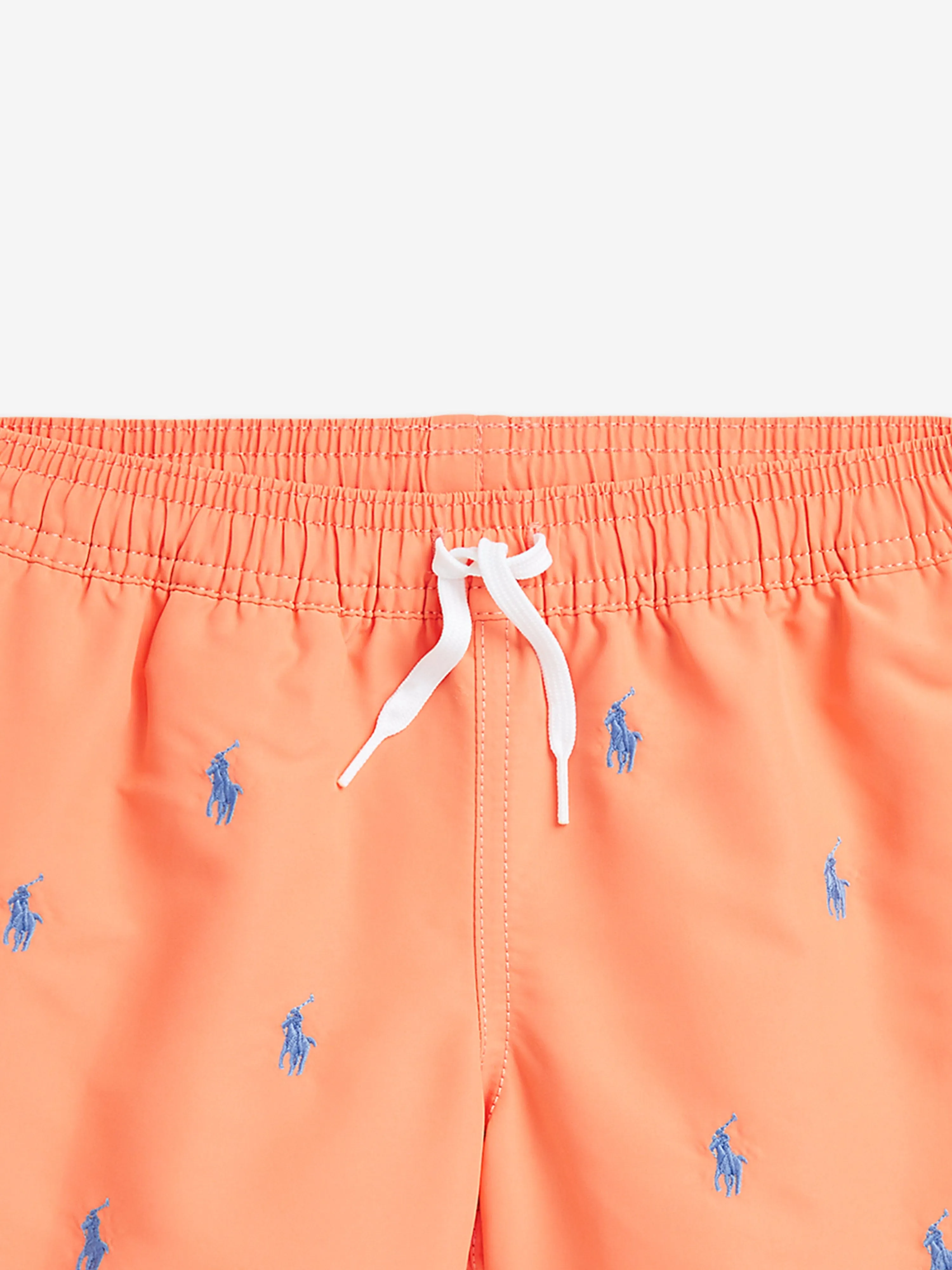 Jungen Logo Badeshorts in Orange