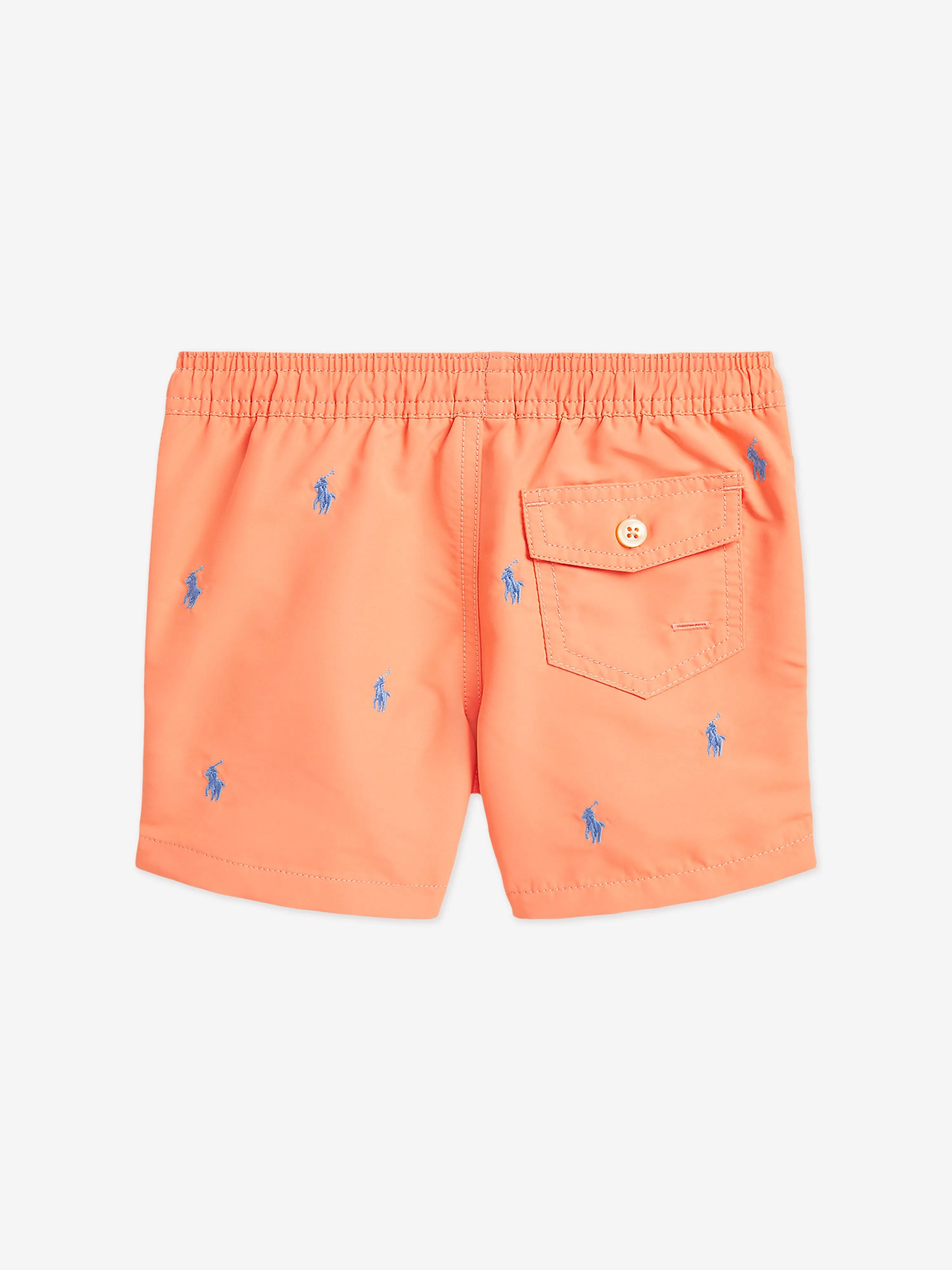 Jungen Logo Badeshorts in Orange