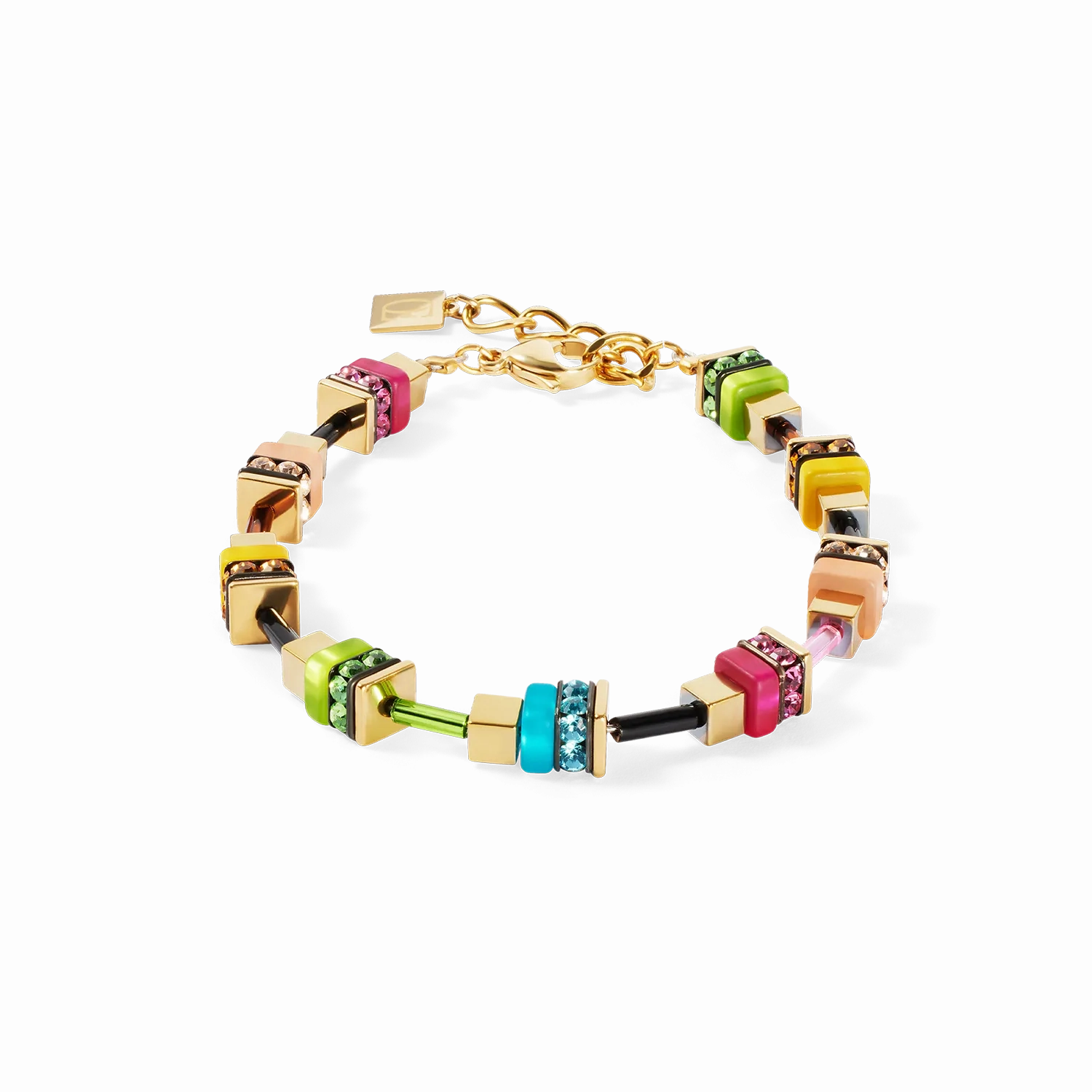 Bracelet Boho Sunset Cube rainbow