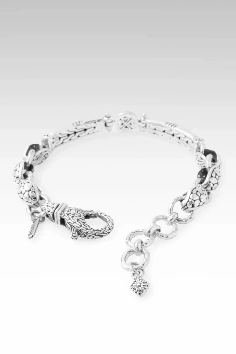 Brave Faith Bracelet? in Blue Zircon