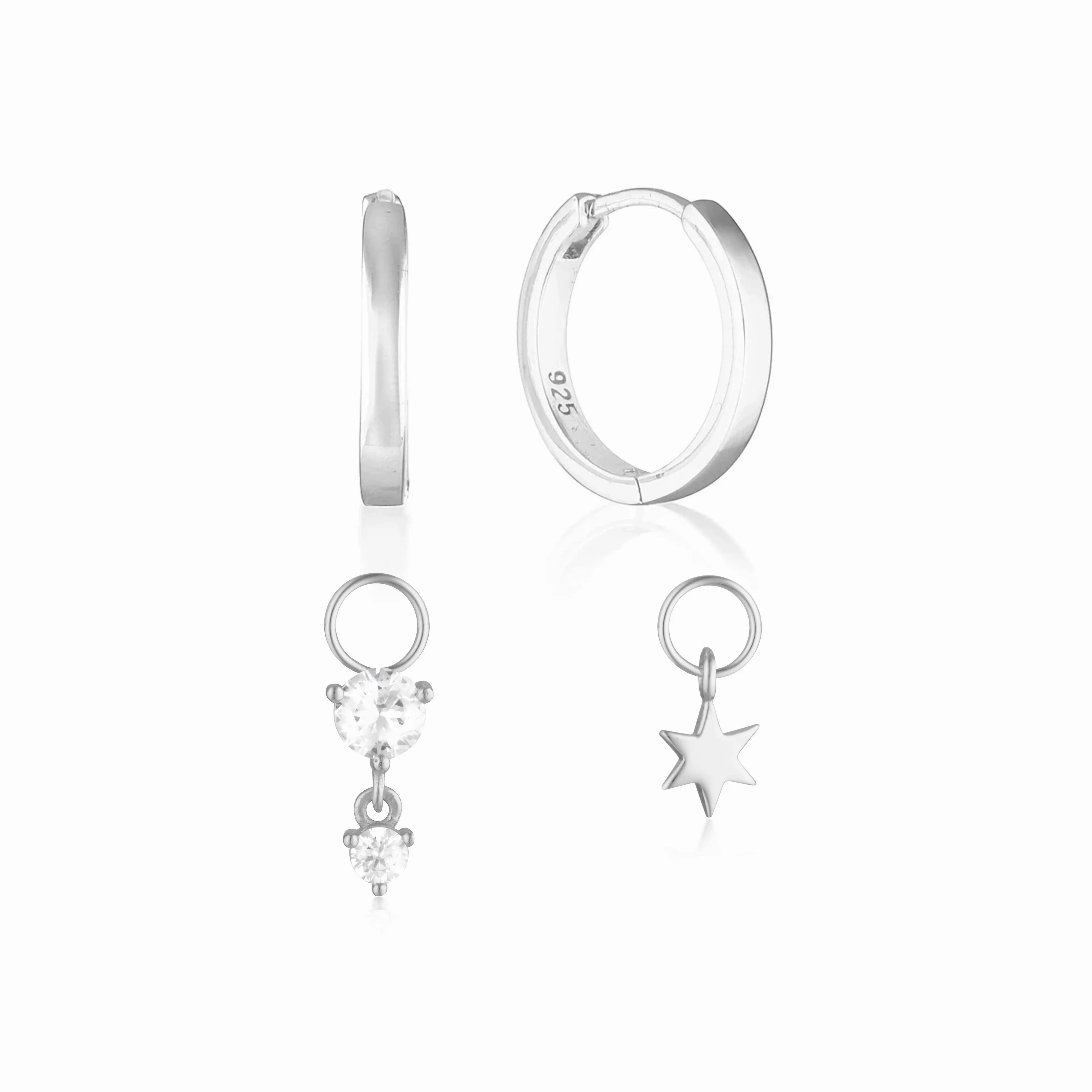 Build Your Earring Set Reese Silver