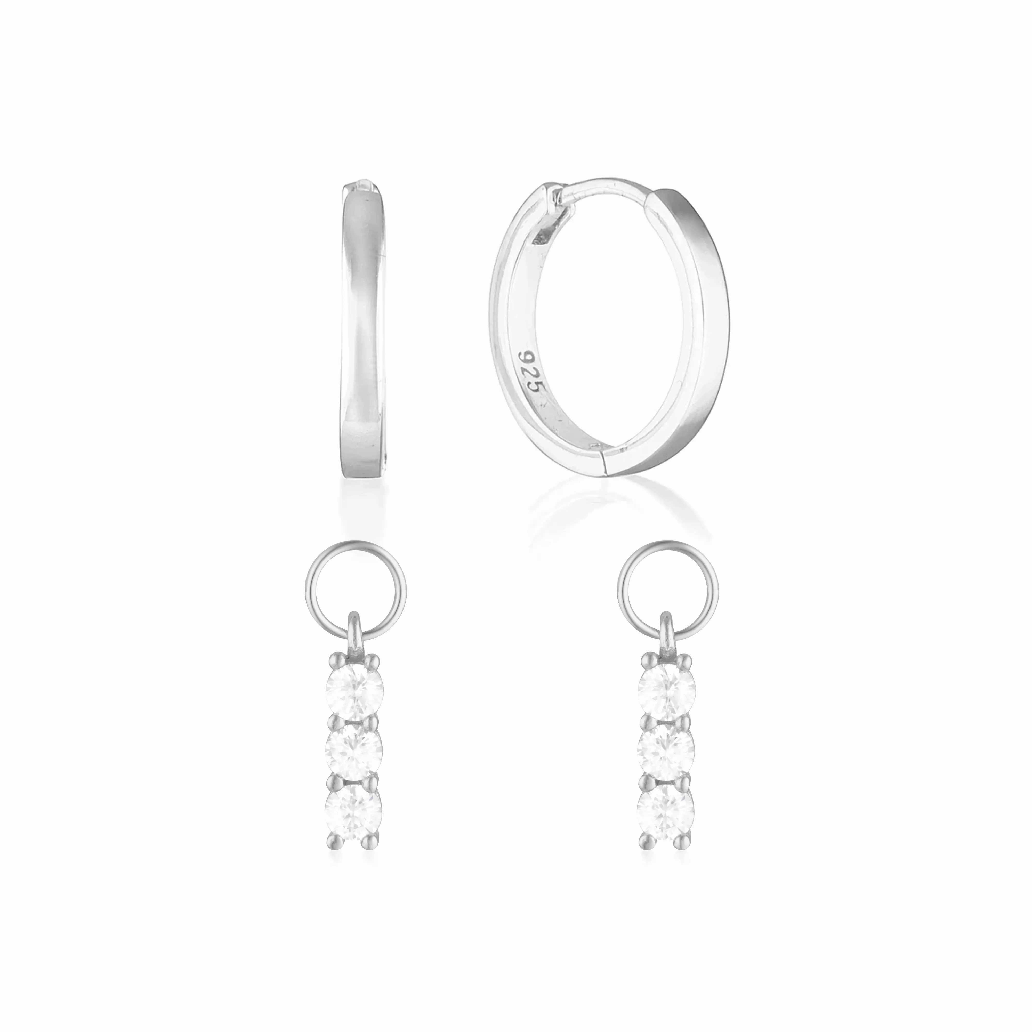 Build Your Earring Set Reese Silver