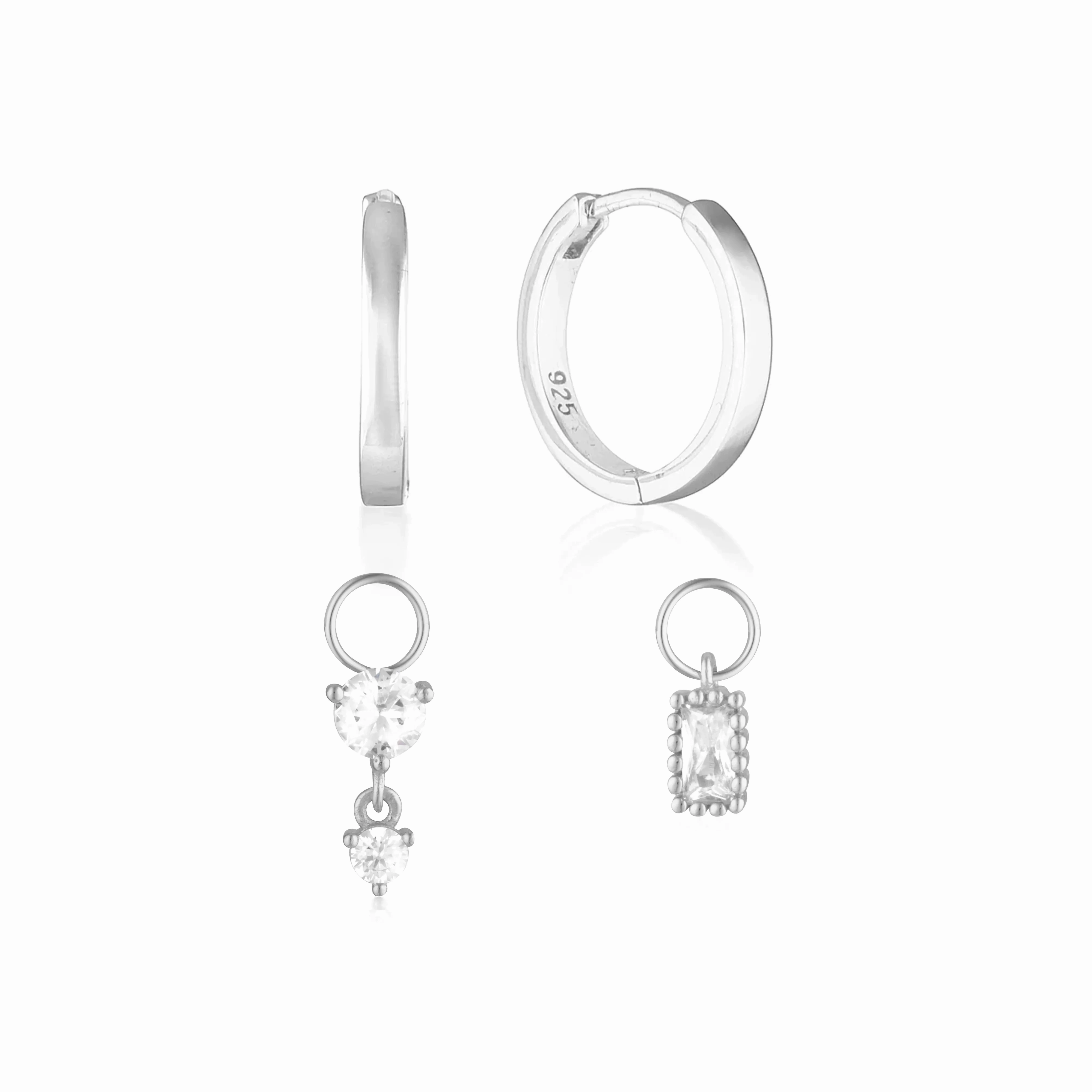 Build Your Earring Set Reese Silver