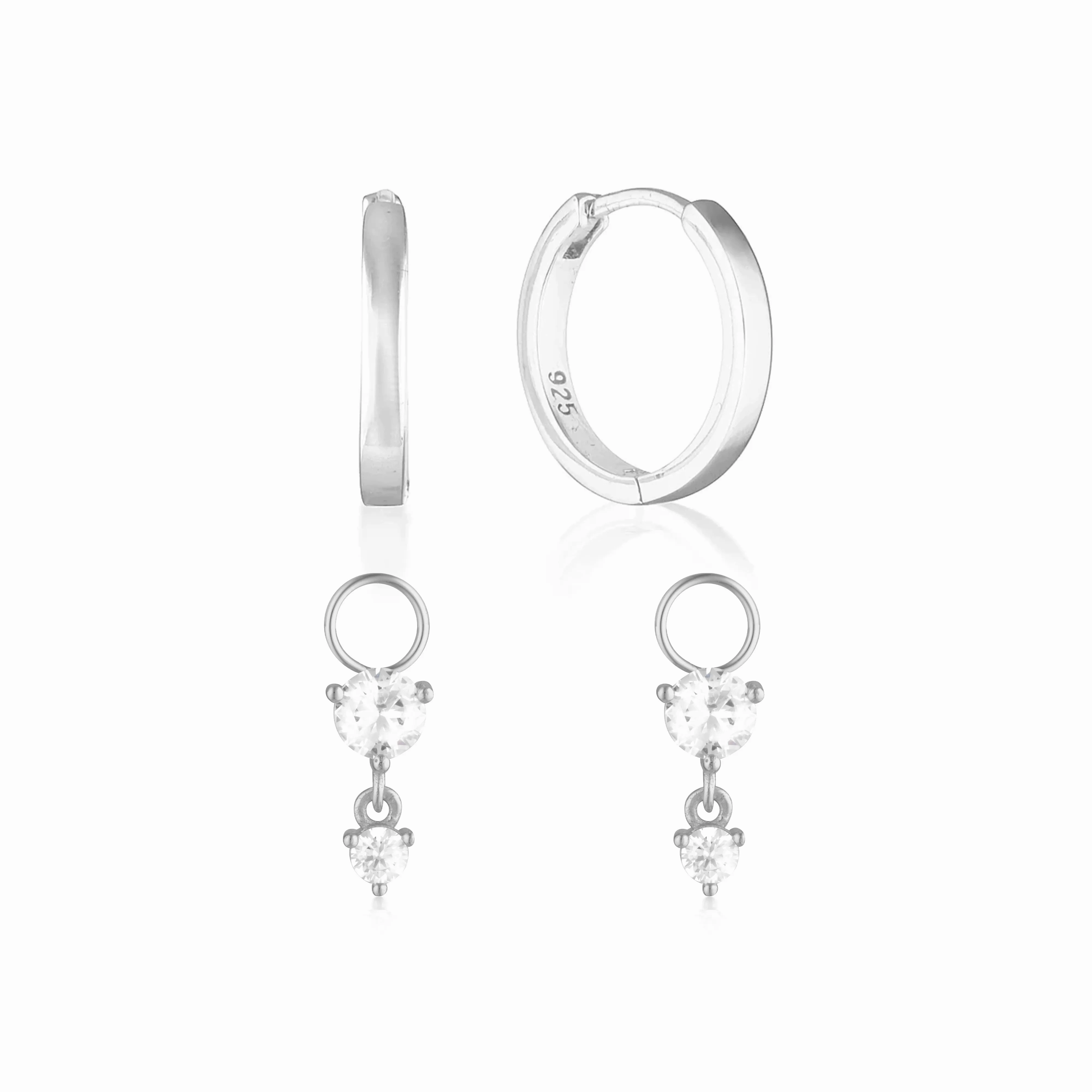 Build Your Earring Set Reese Silver