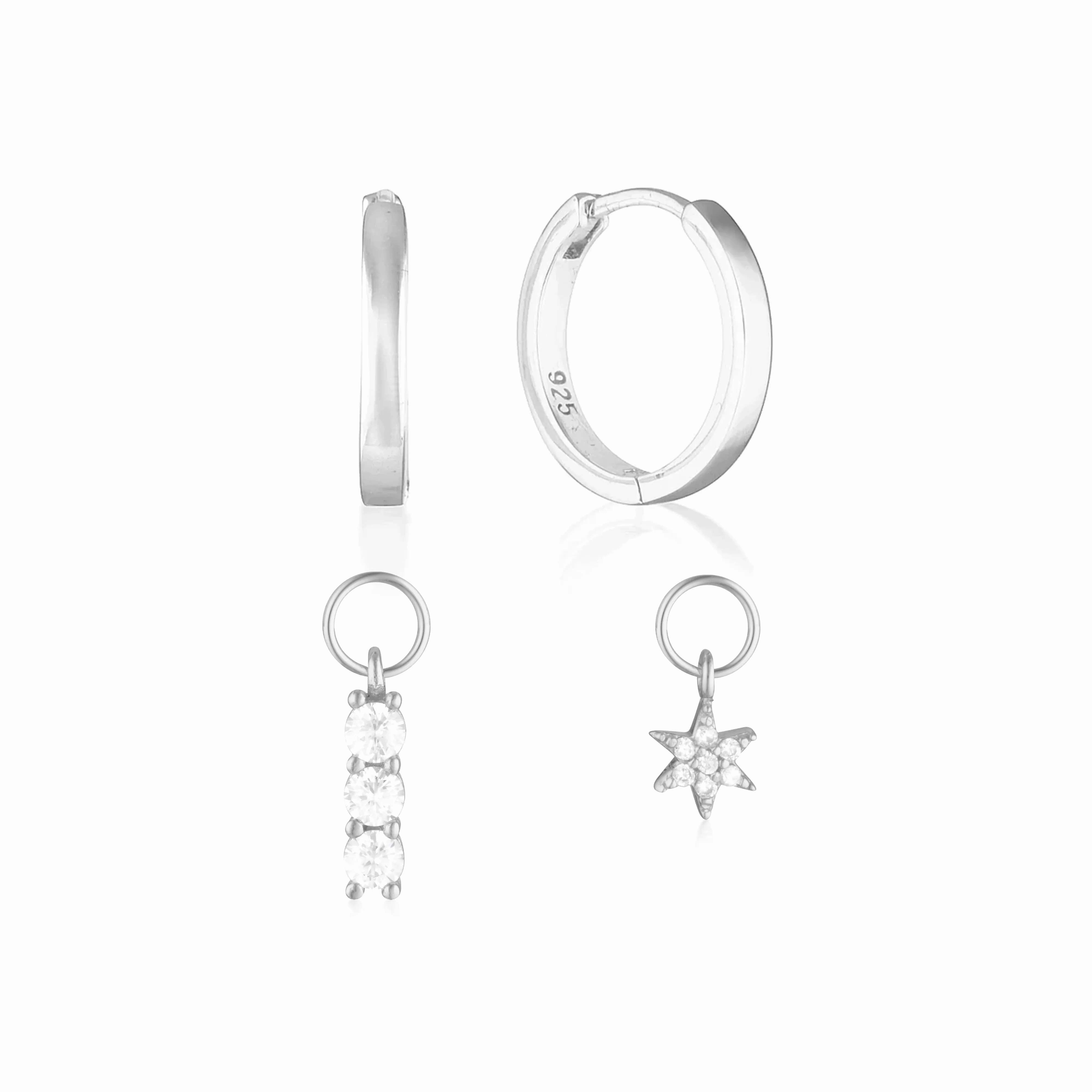 Build Your Earring Set Reese Silver