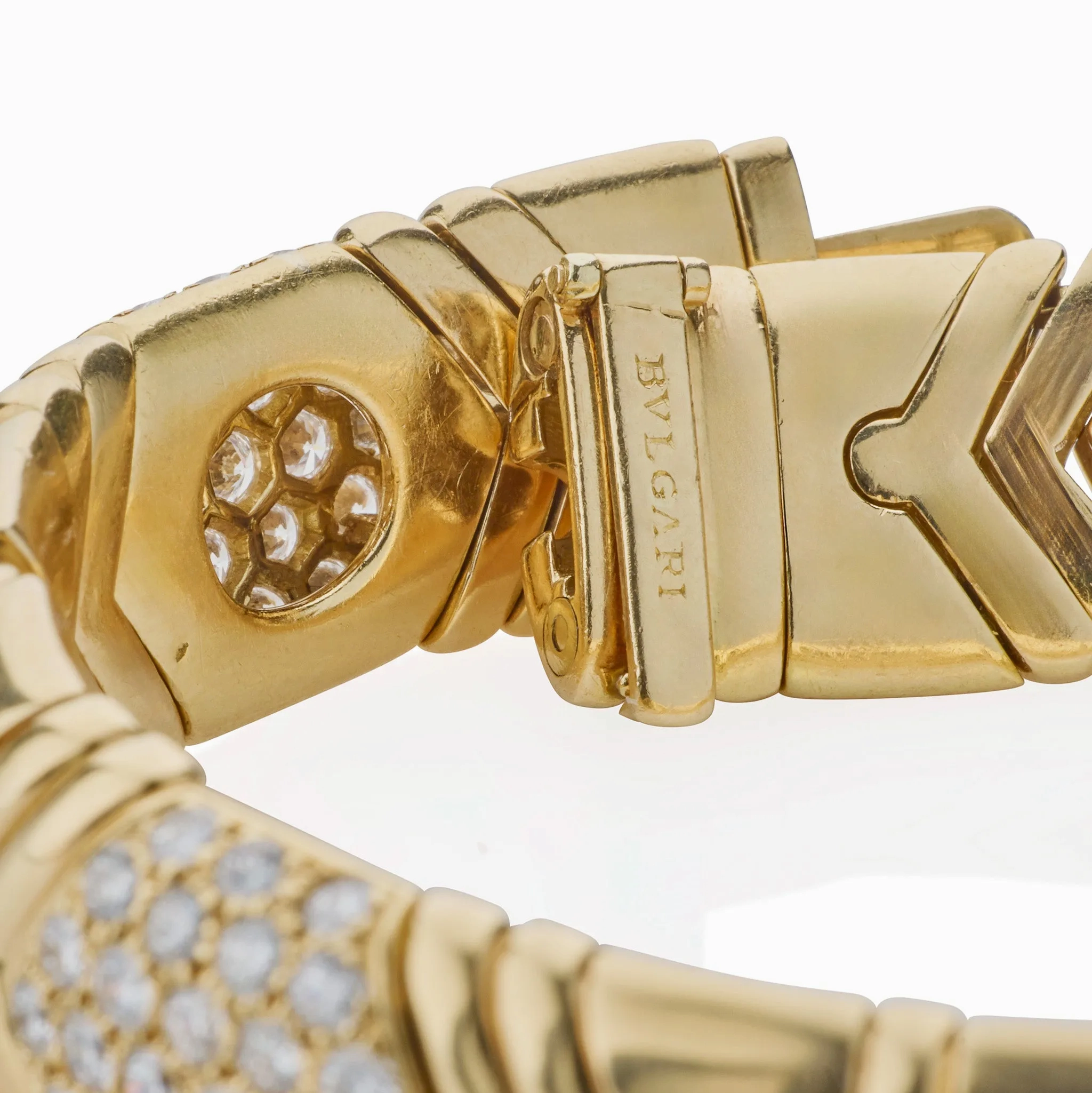 Bulgari 18K Gold and Diamond &quot;Parentesi&quot; Bracelet