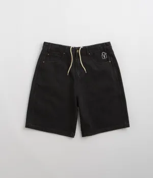 Butter Goods Lock Denim Shorts - Flaches Schwarz Butter Goods