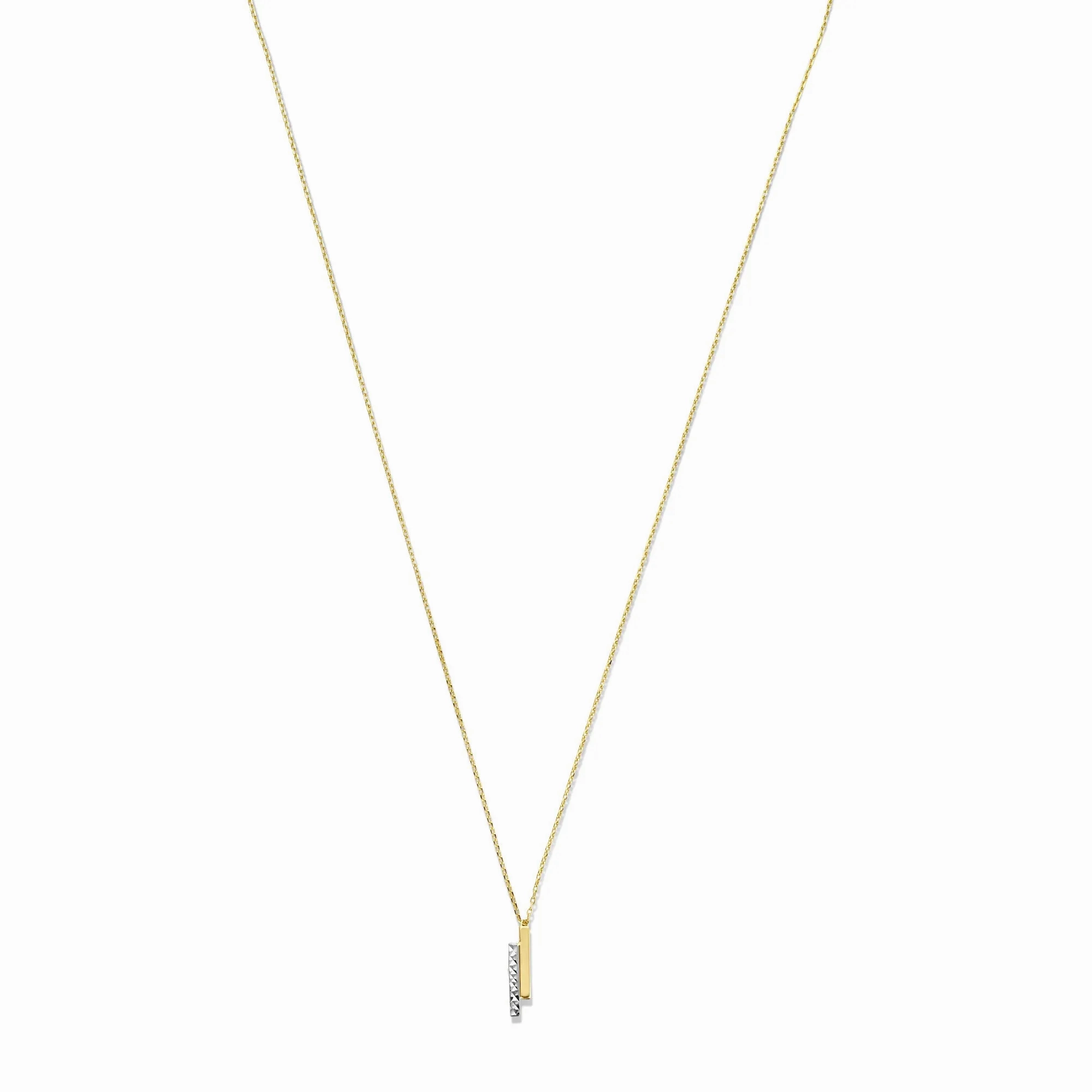 Cadeau d'Isabel 14 karat gold necklace and bracelet gift set with rods