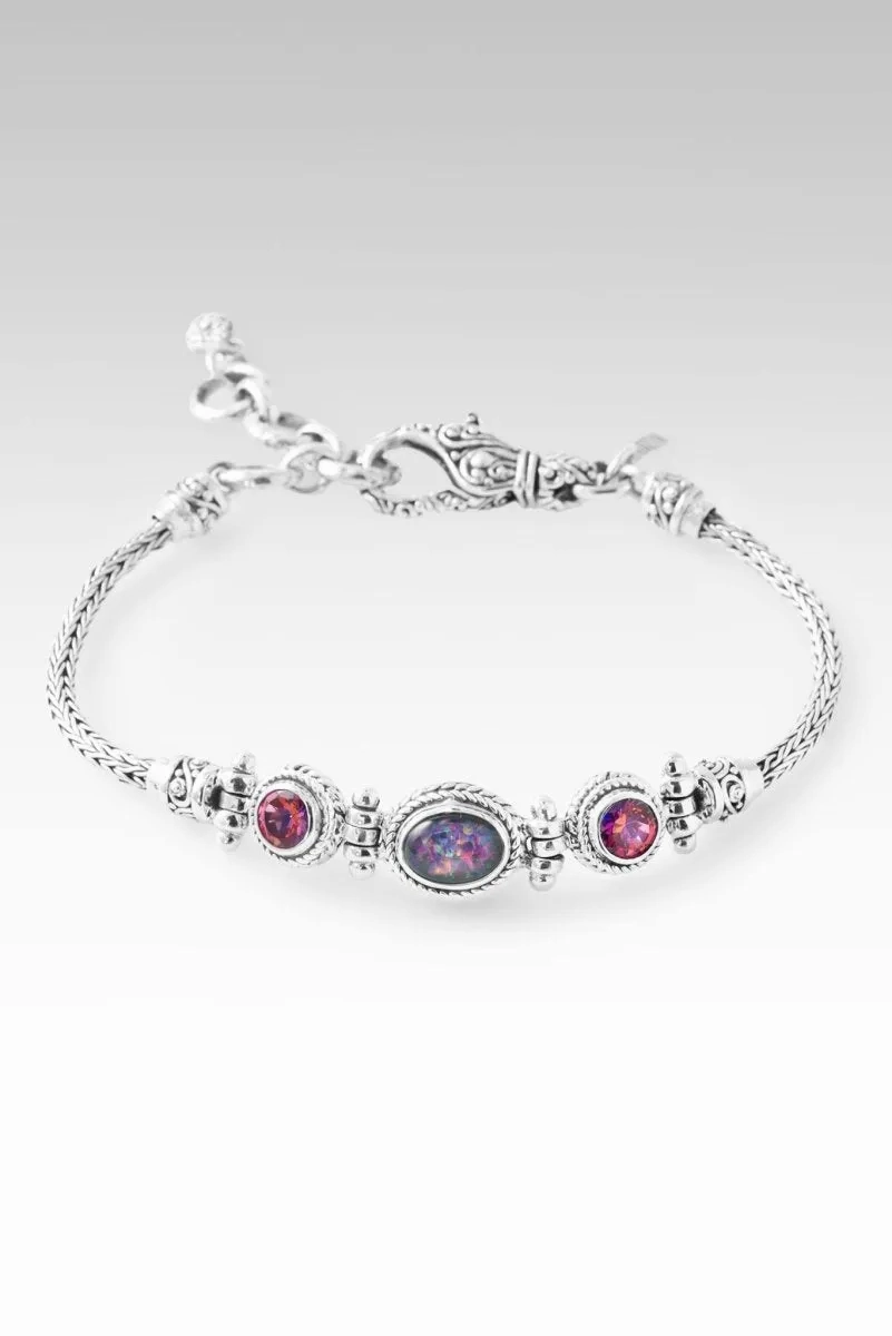 Called for a Purpose Bracelet? in Australian Opal Triplet &amp; Rascal Pink? Mystic Topaz