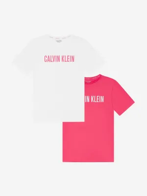 Calvin Klein Mädchen 2er Pack T-Shirt Set in Mehrfarben