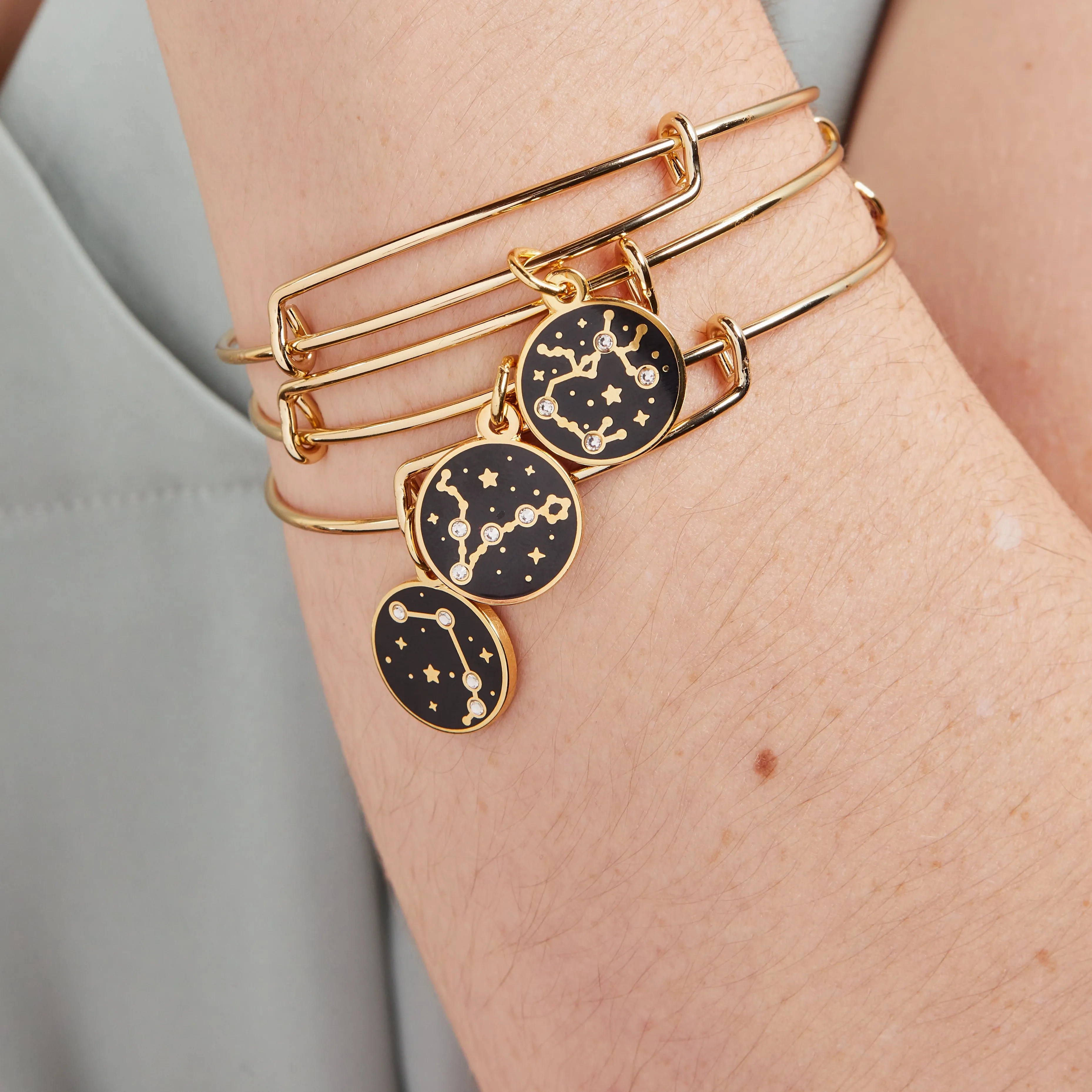 Capricorn Zodiac Charm Bangle