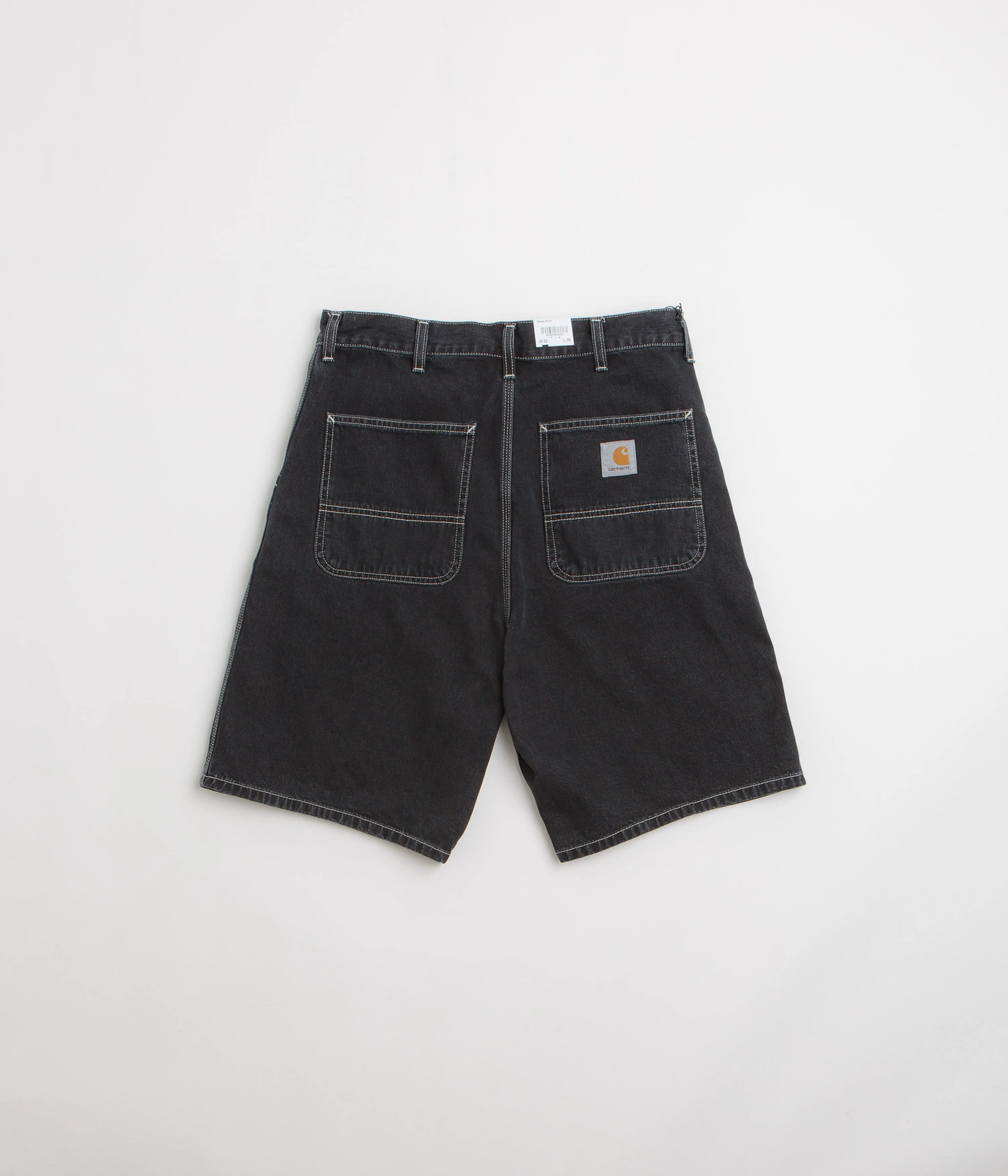 Carhartt Simple Shorts - Schwarz Steinwäsche Carhartt
