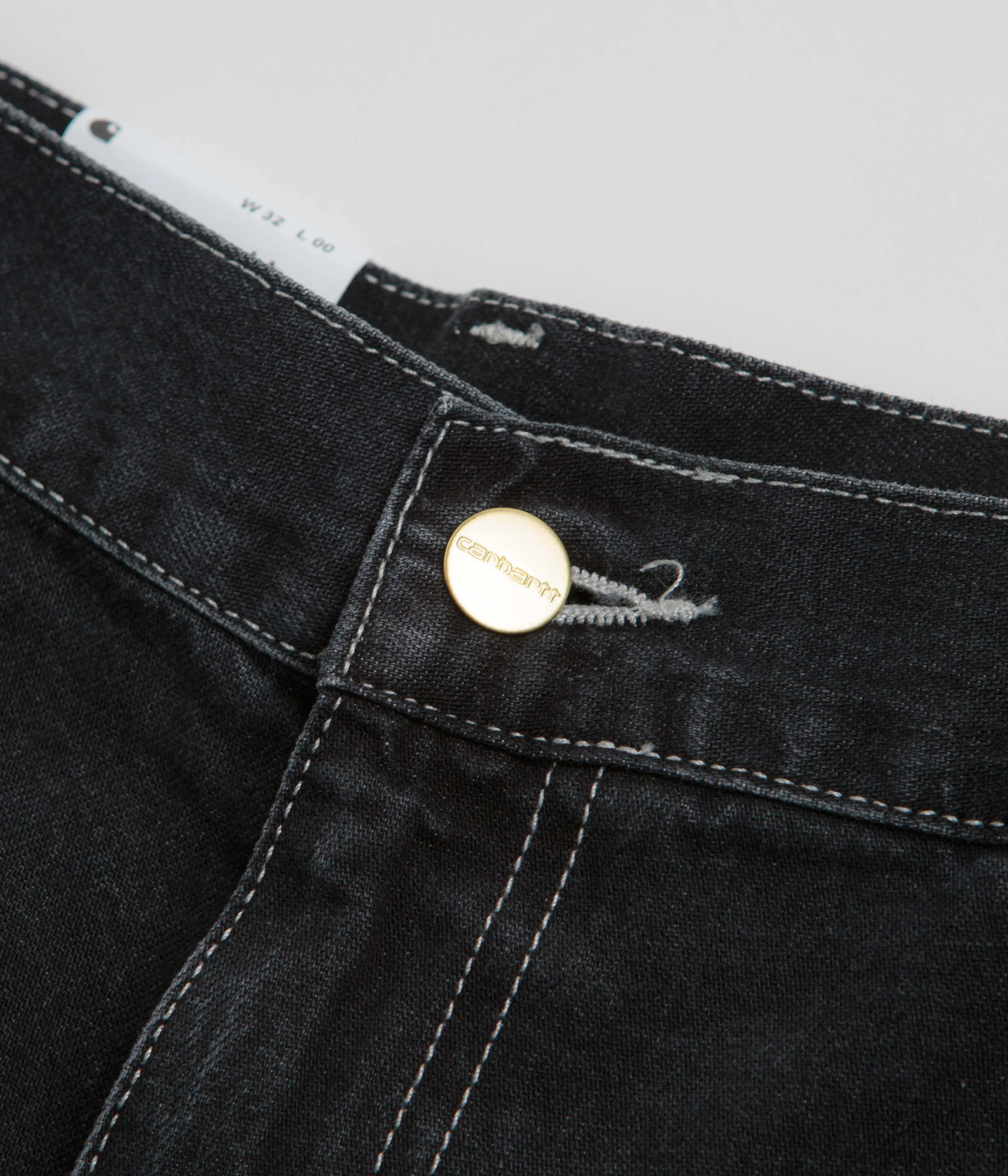 Carhartt Simple Shorts - Schwarz Steinwäsche Carhartt