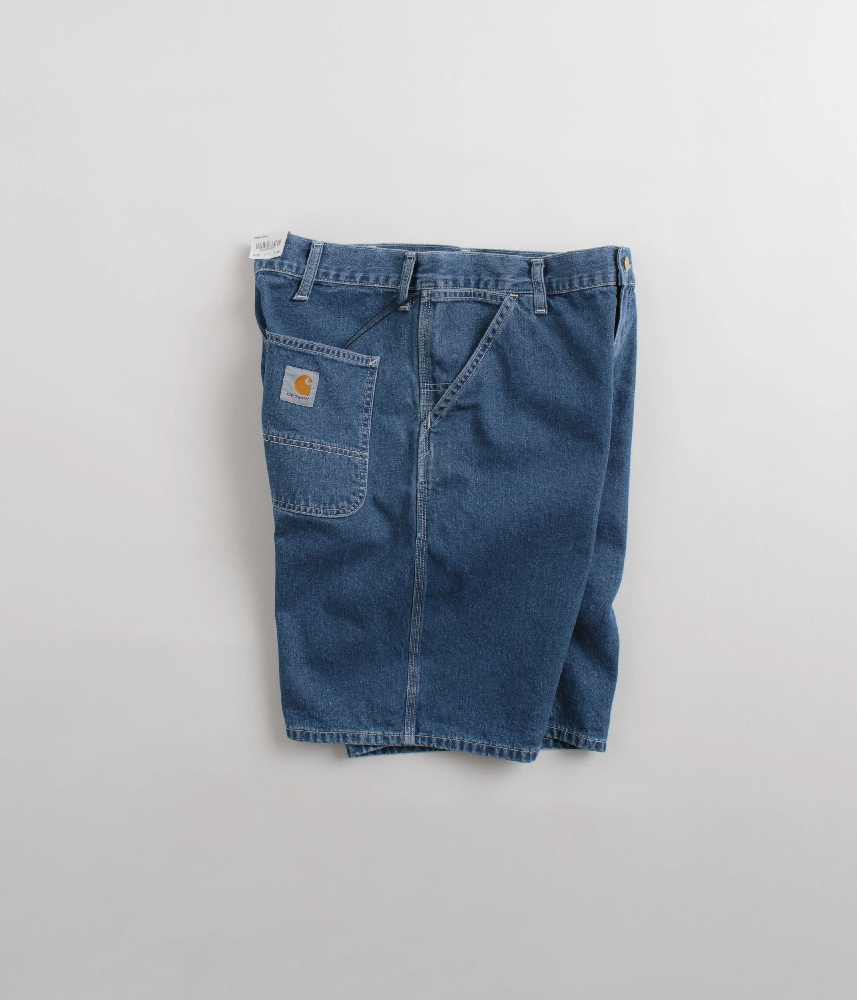 Carhartt Simple Shorts - Blau Steinwäsche Carhartt