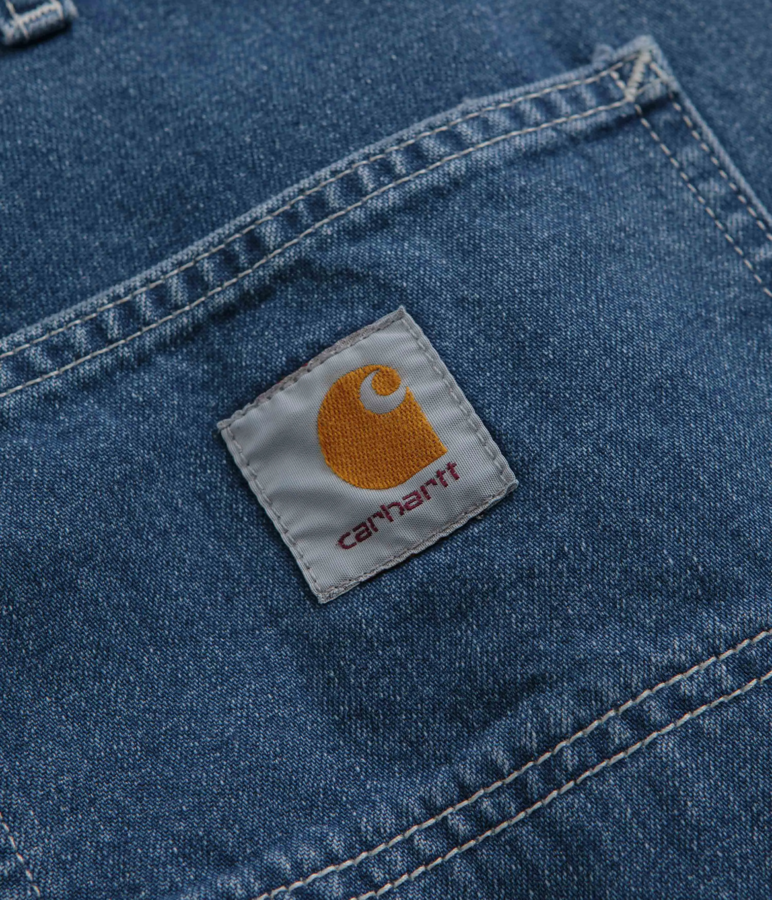Carhartt Simple Shorts - Blau Steinwäsche Carhartt