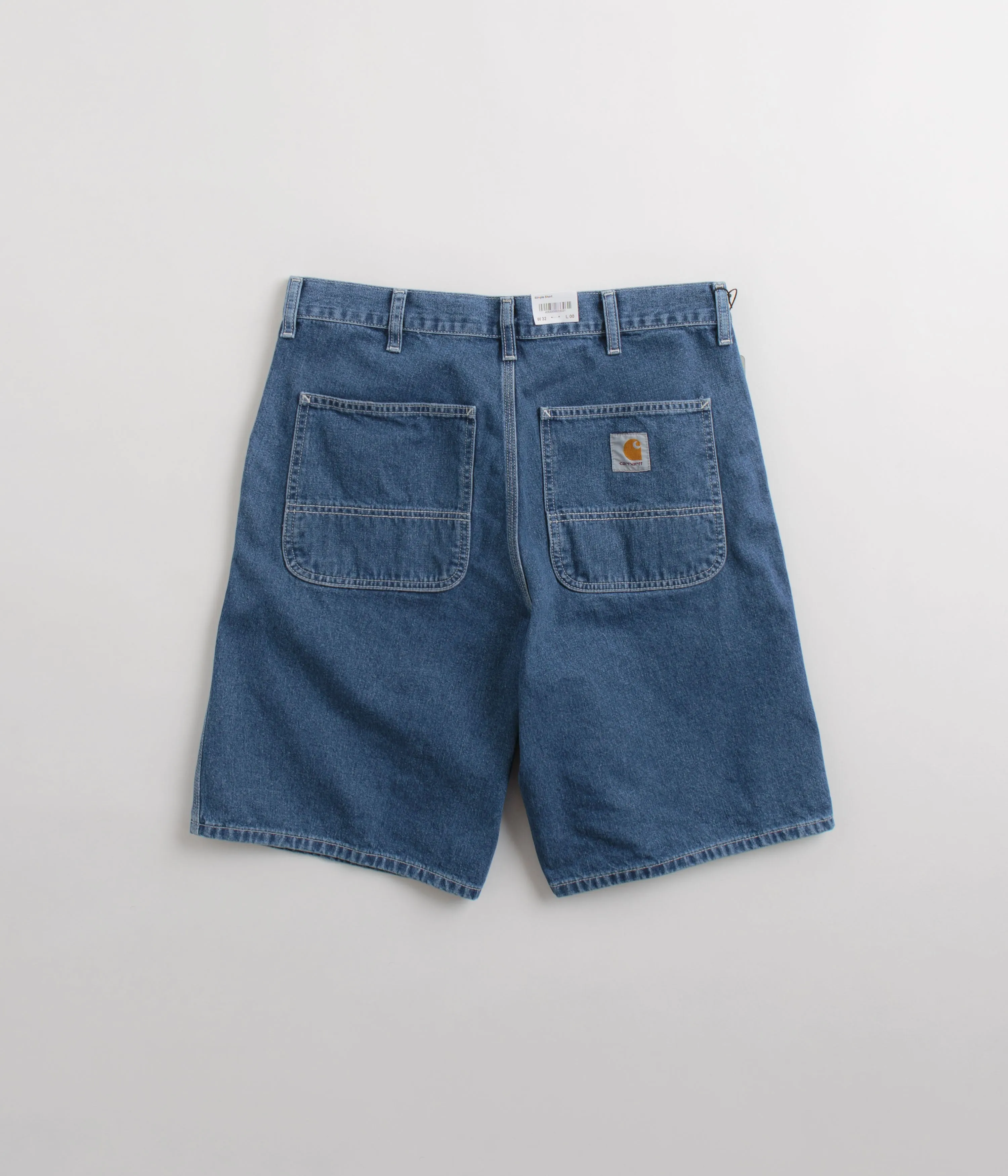 Carhartt Simple Shorts - Blau Steinwäsche Carhartt