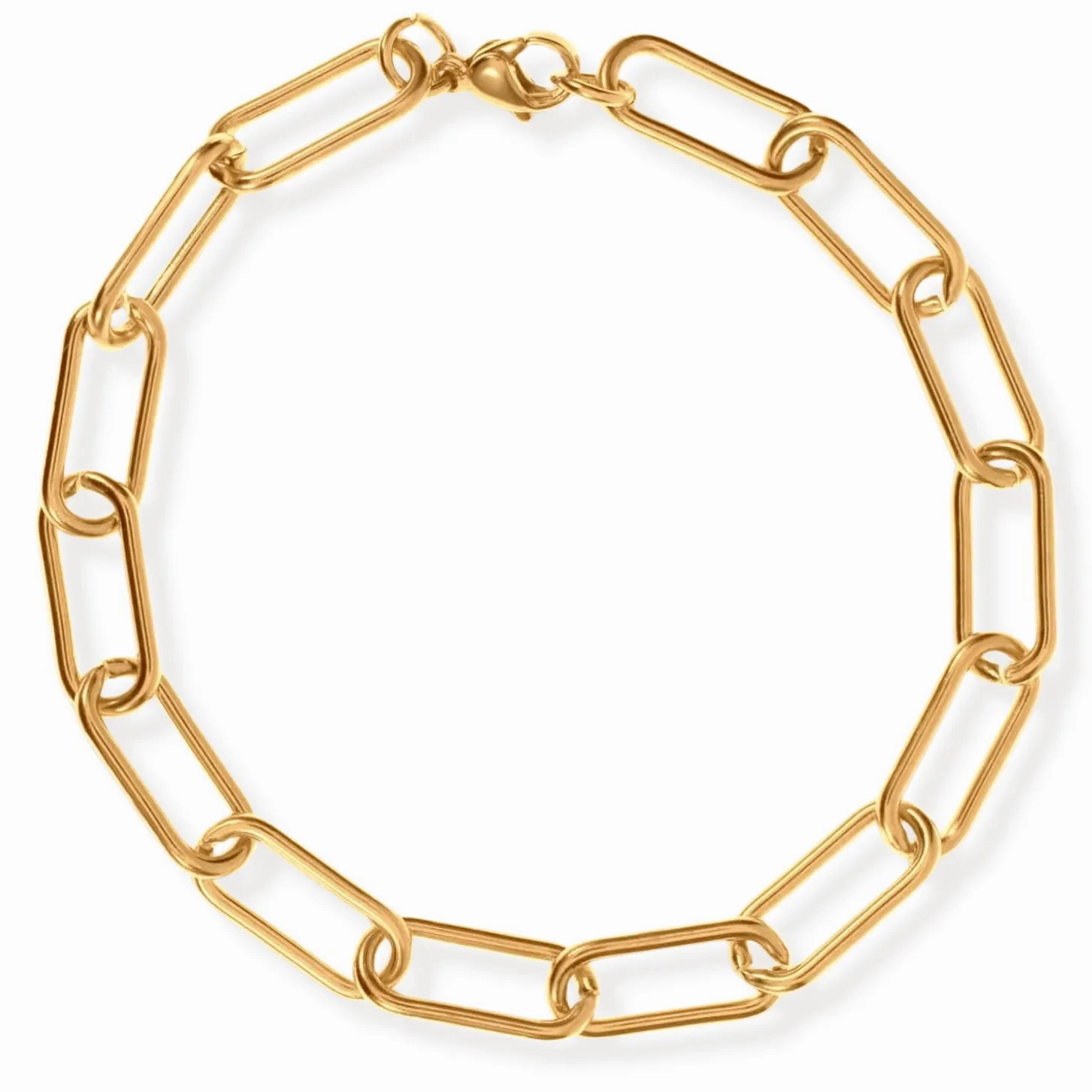 Carla Paper Clip Chain Bracelet