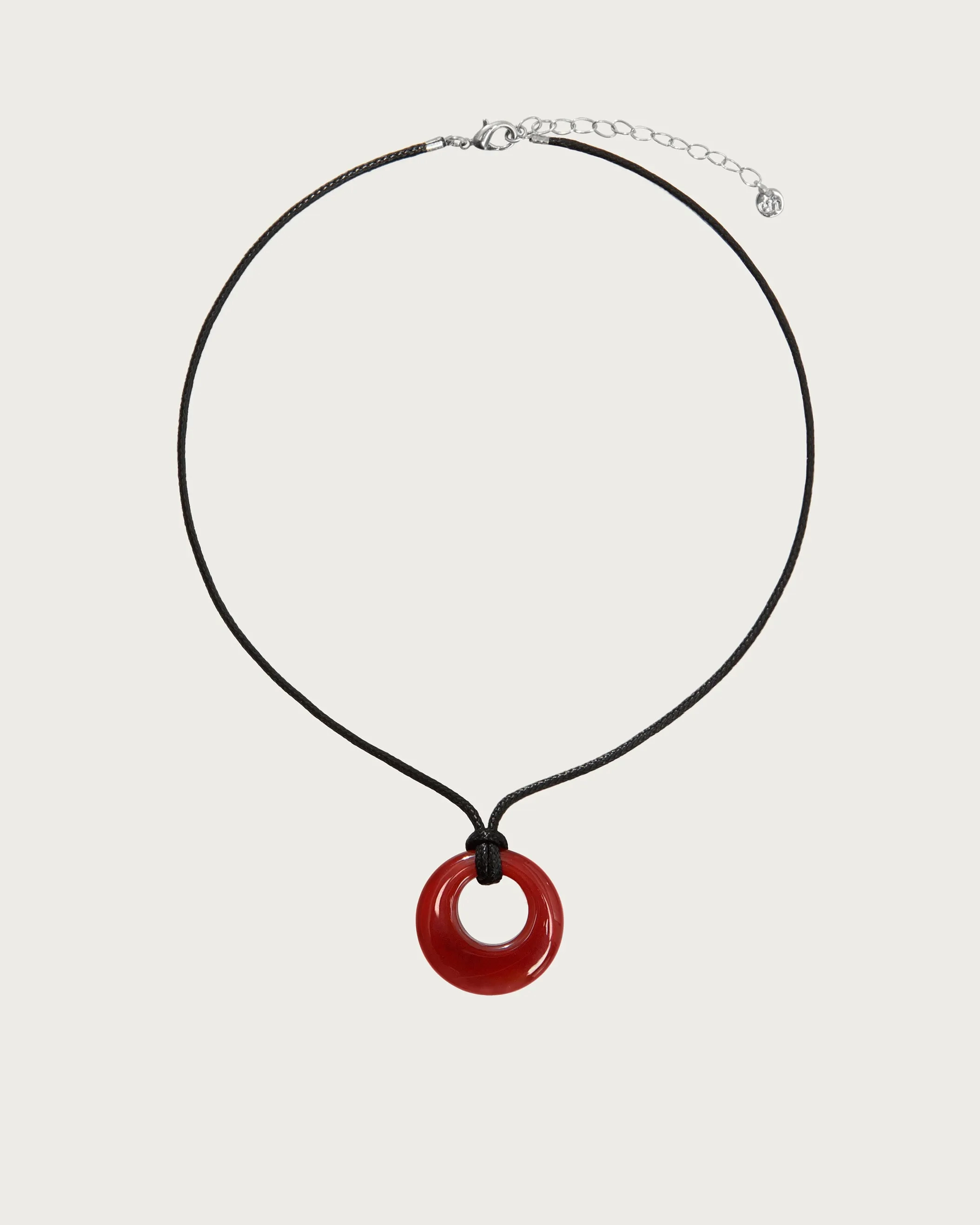 Carnelian Cord Necklace