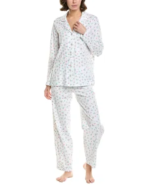 Carole Hochman 2-teiliges Pyjama-Hosenset