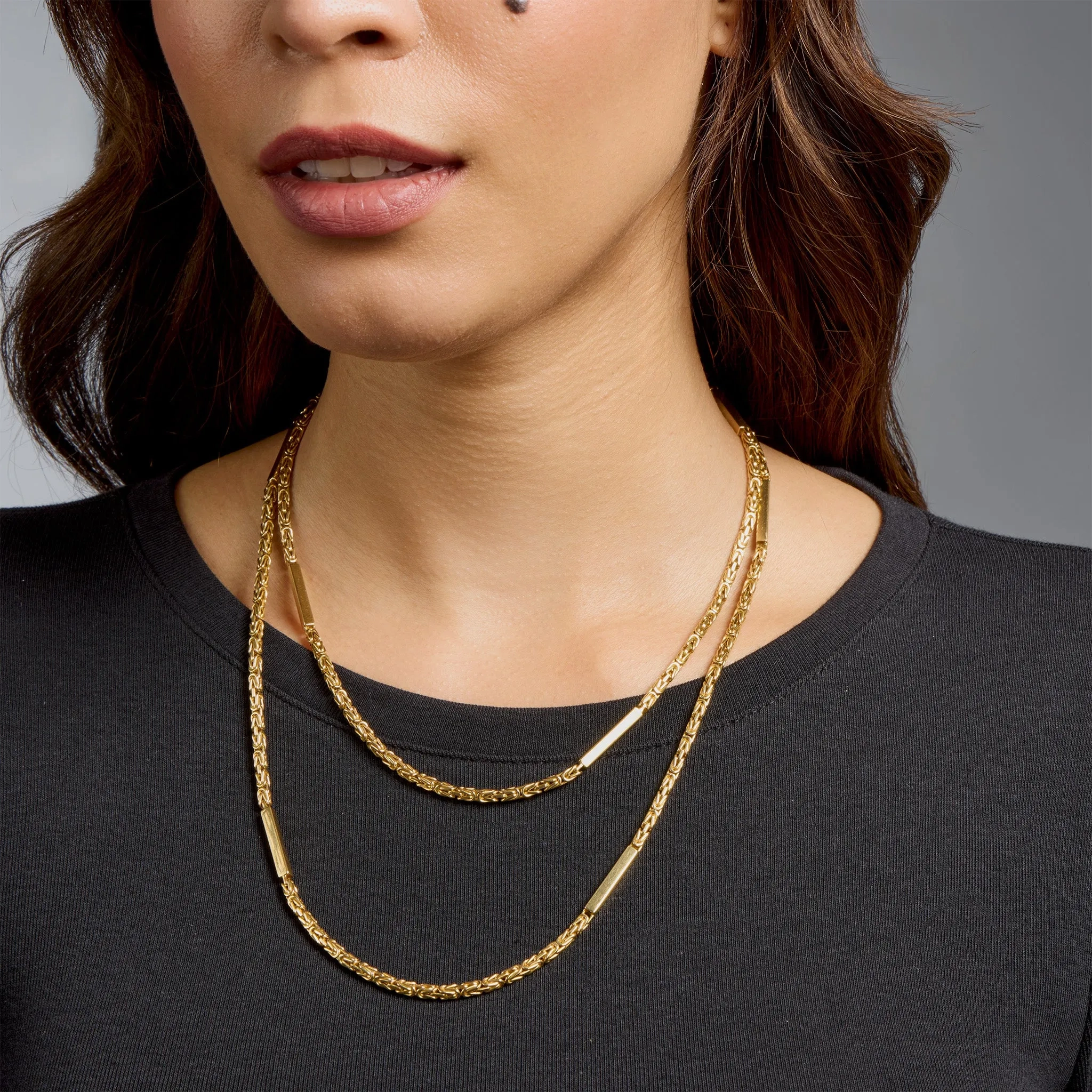Chaumet Paris 18K Gold Long Chain Necklace