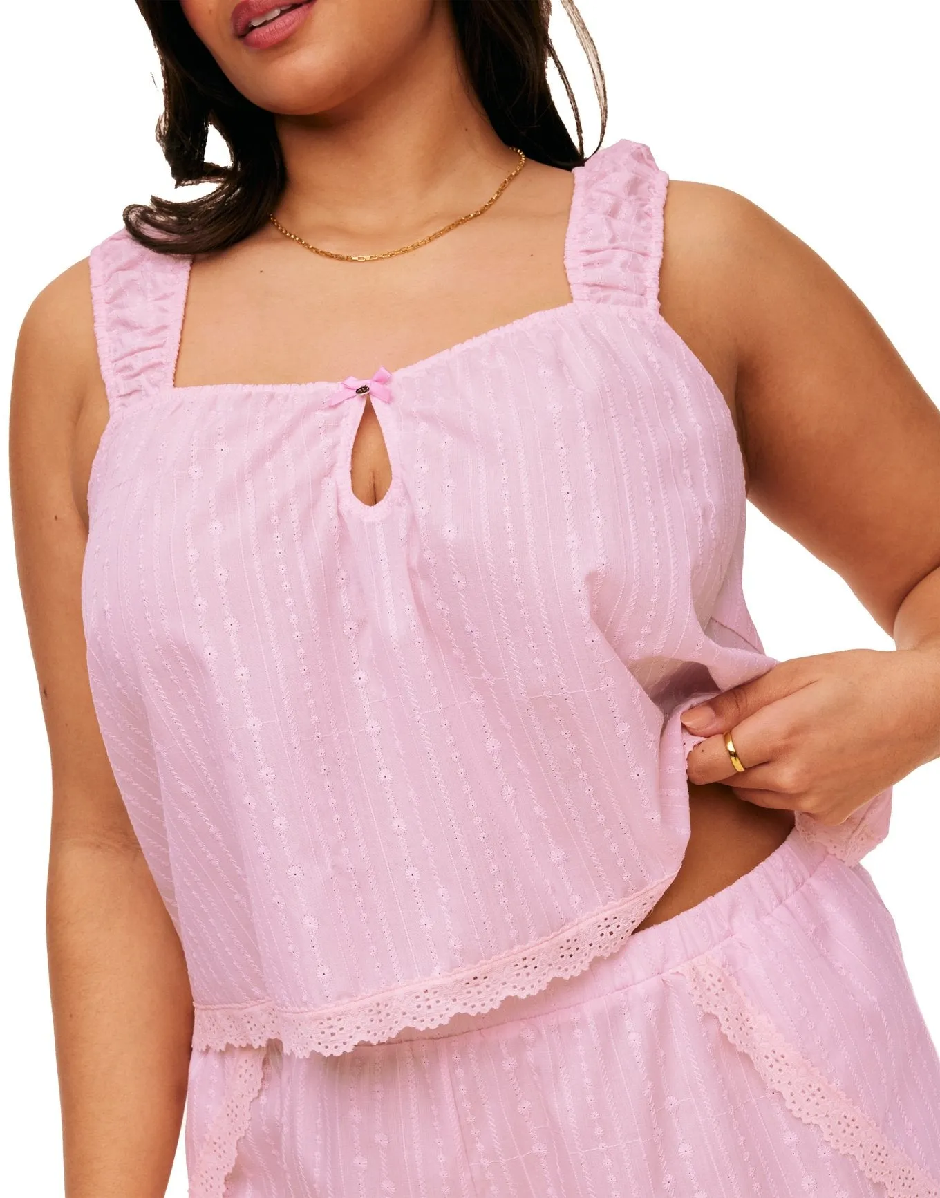 Christabel Damen Plus-Size Pyjama Cami & Shorts Set