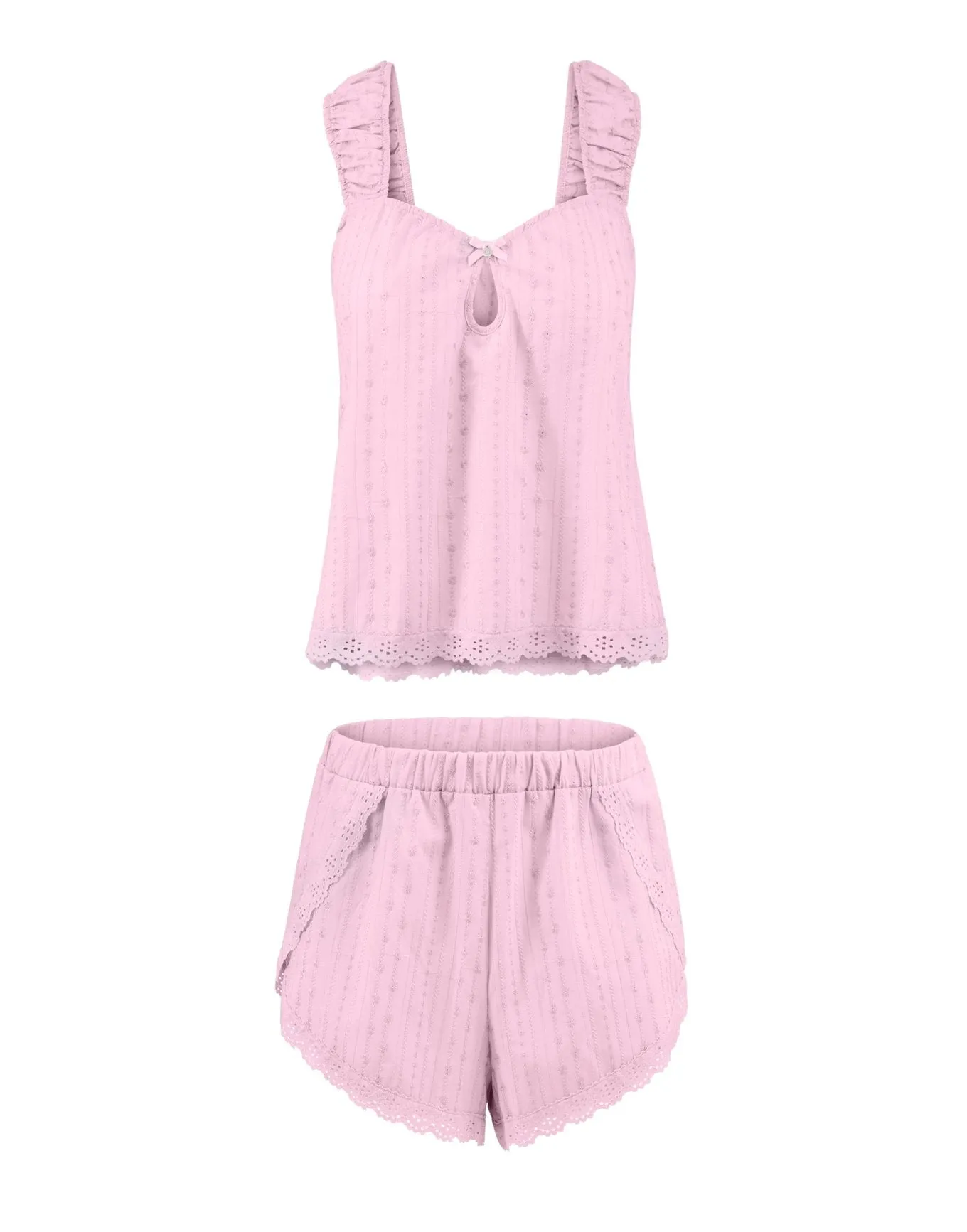 Christabel Damen Plus-Size Pyjama Cami & Shorts Set