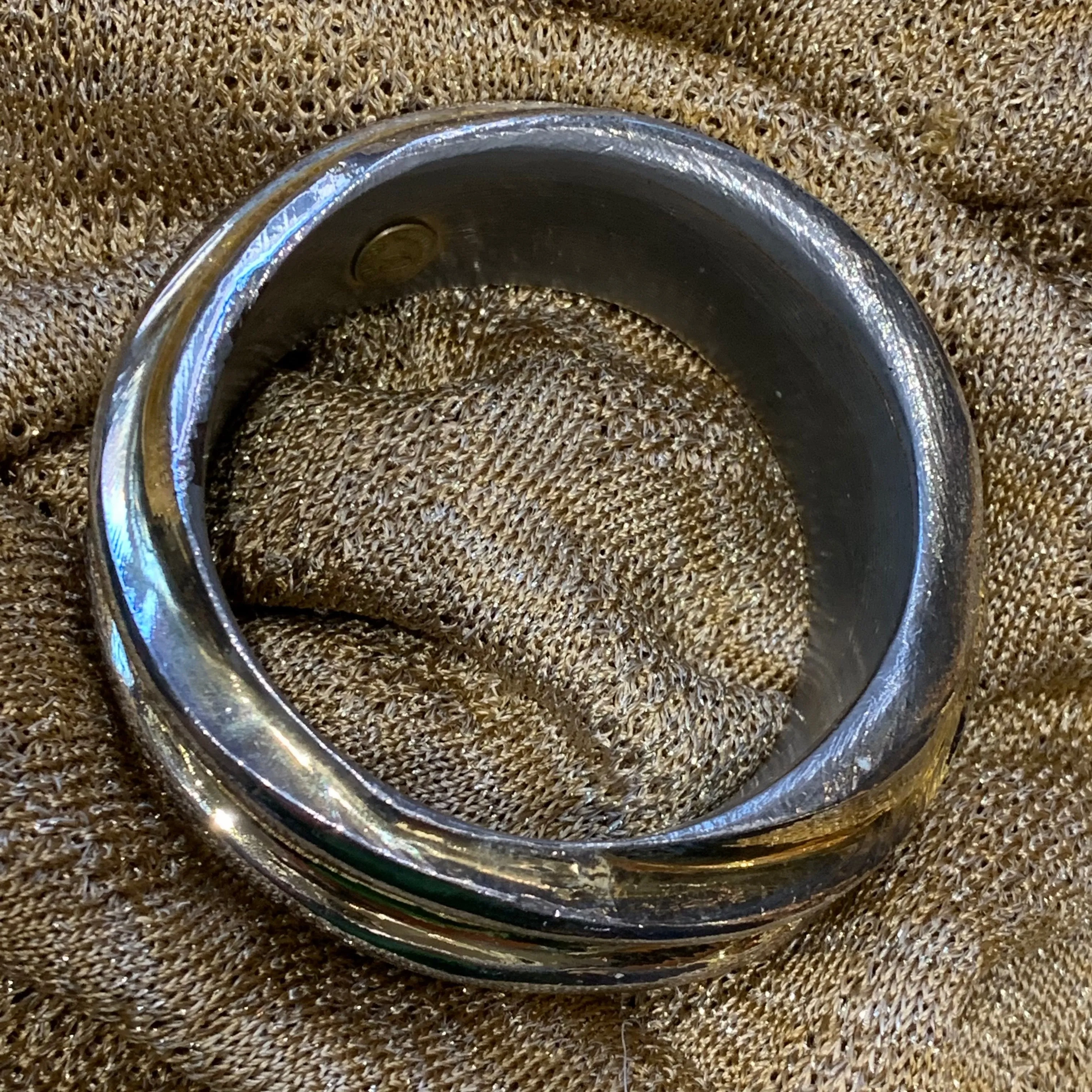Christian Lacroix Silver and Gold Bangle