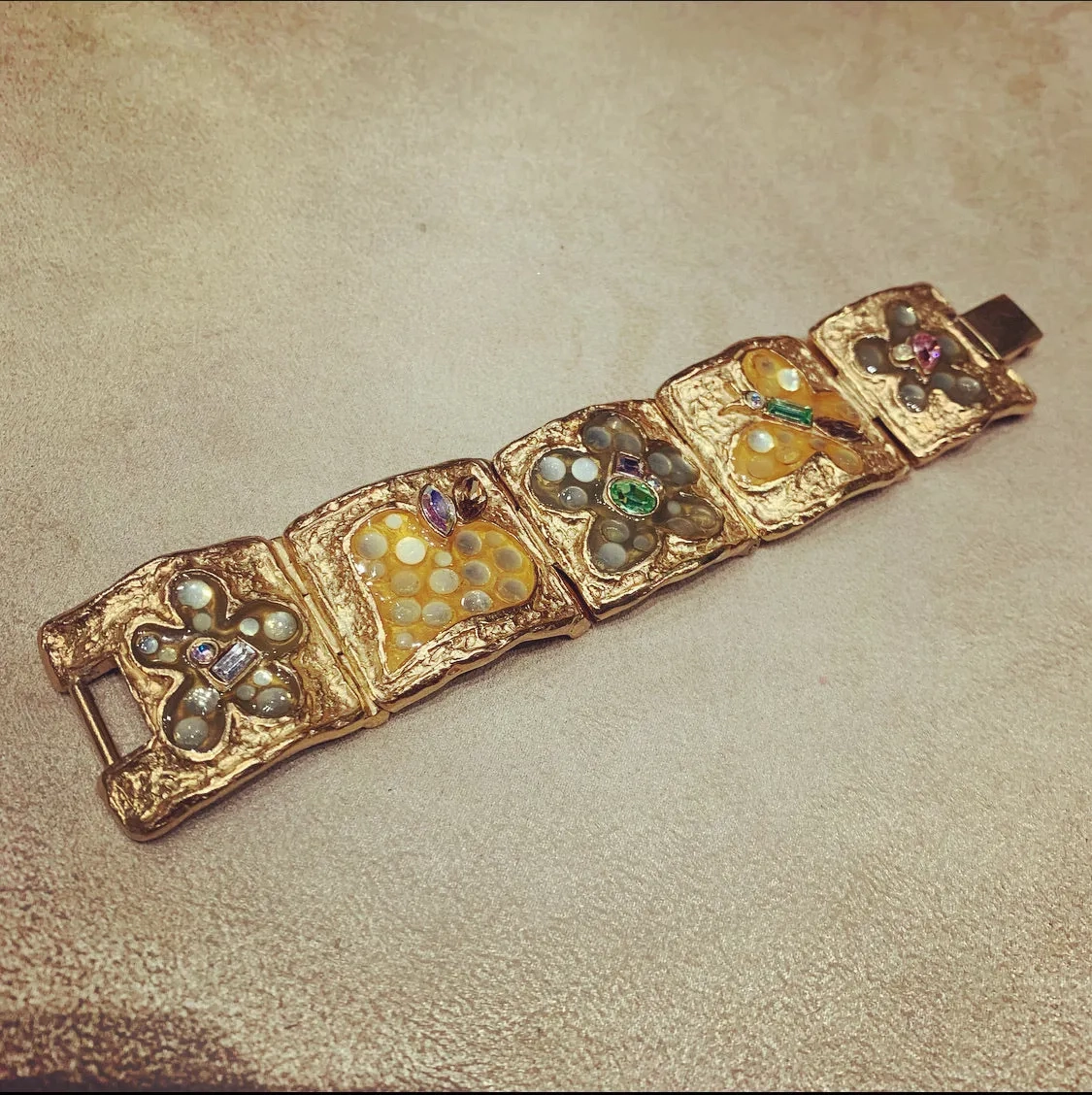 Christian Lacroix Vintage Bracelet with a butterfly