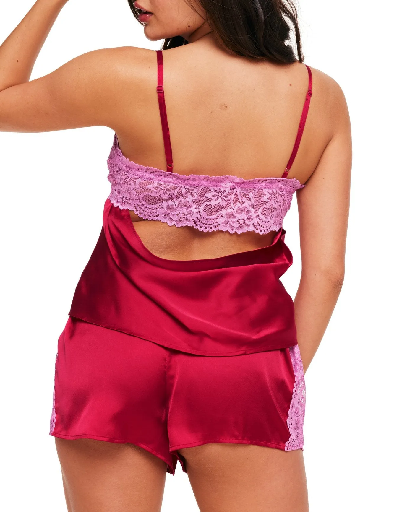 Chrisy Damen-Pyjama Camisole & Shorts Set