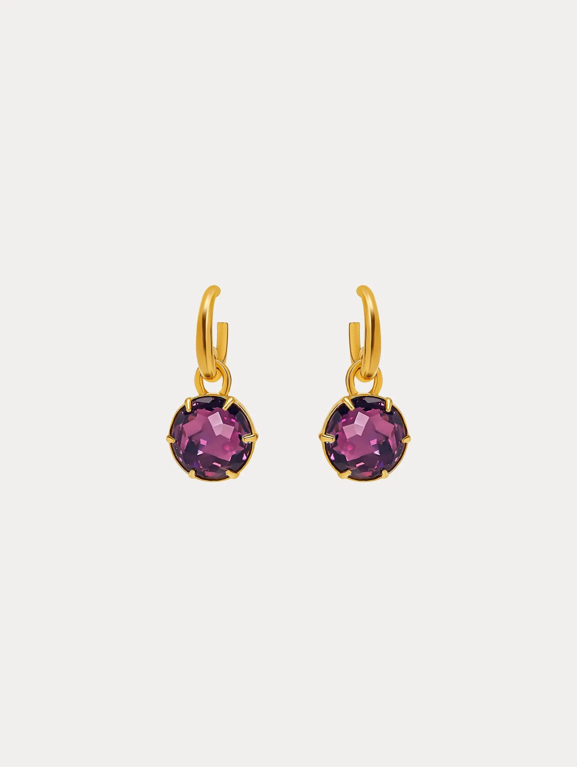 Classic Crystal Mini Hoop Earrings