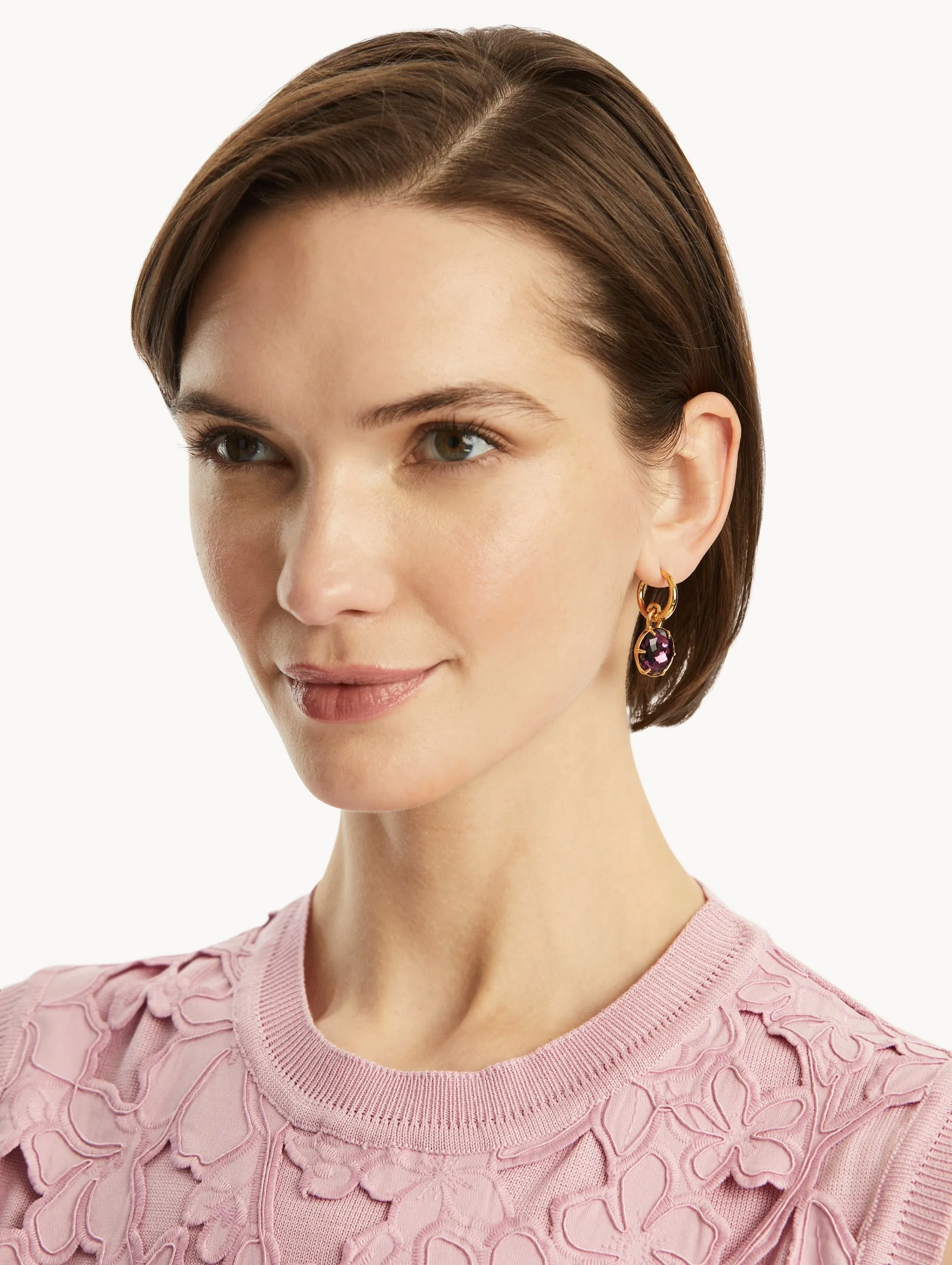 Classic Crystal Mini Hoop Earrings