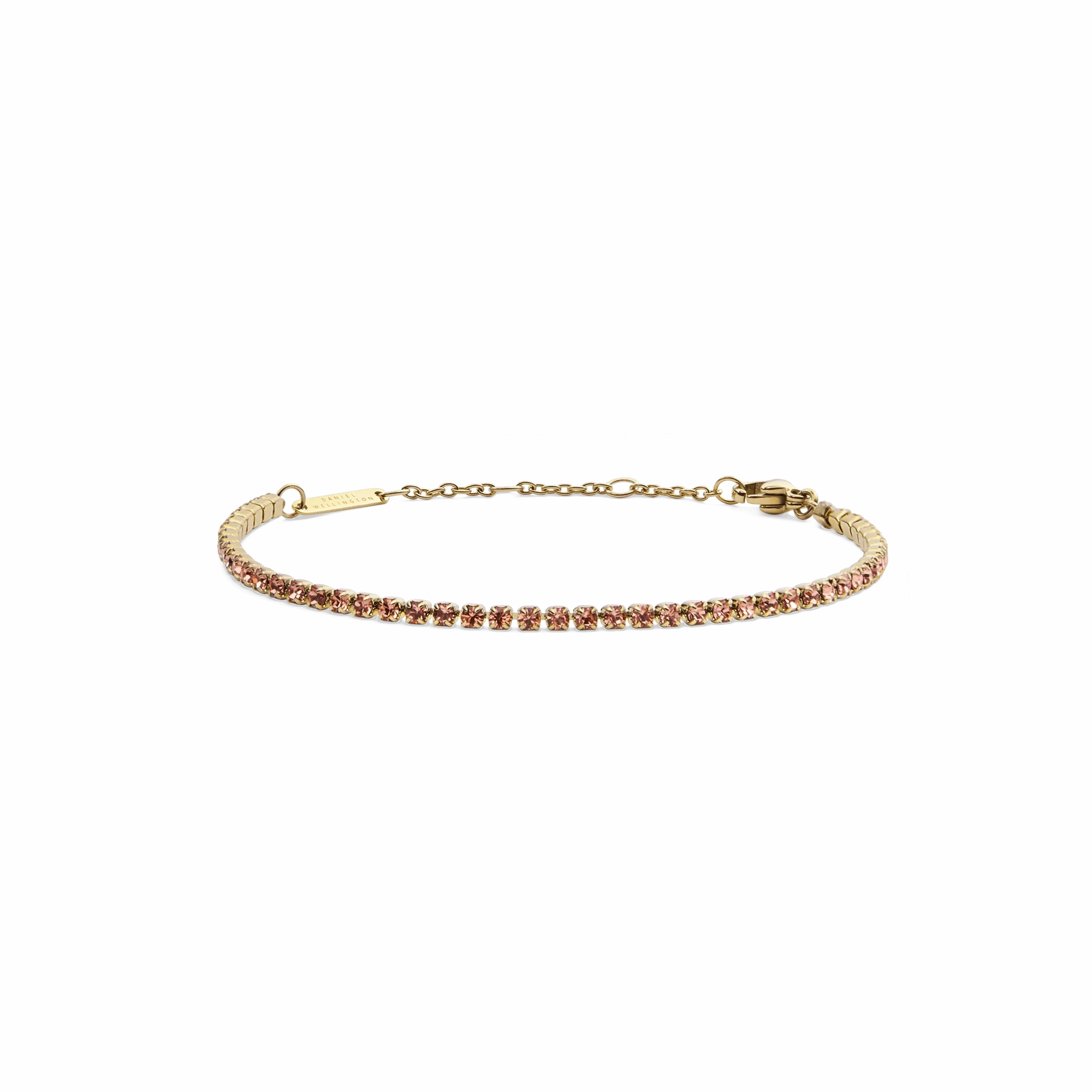 Classic Tennis Bracelet Apricot Gold