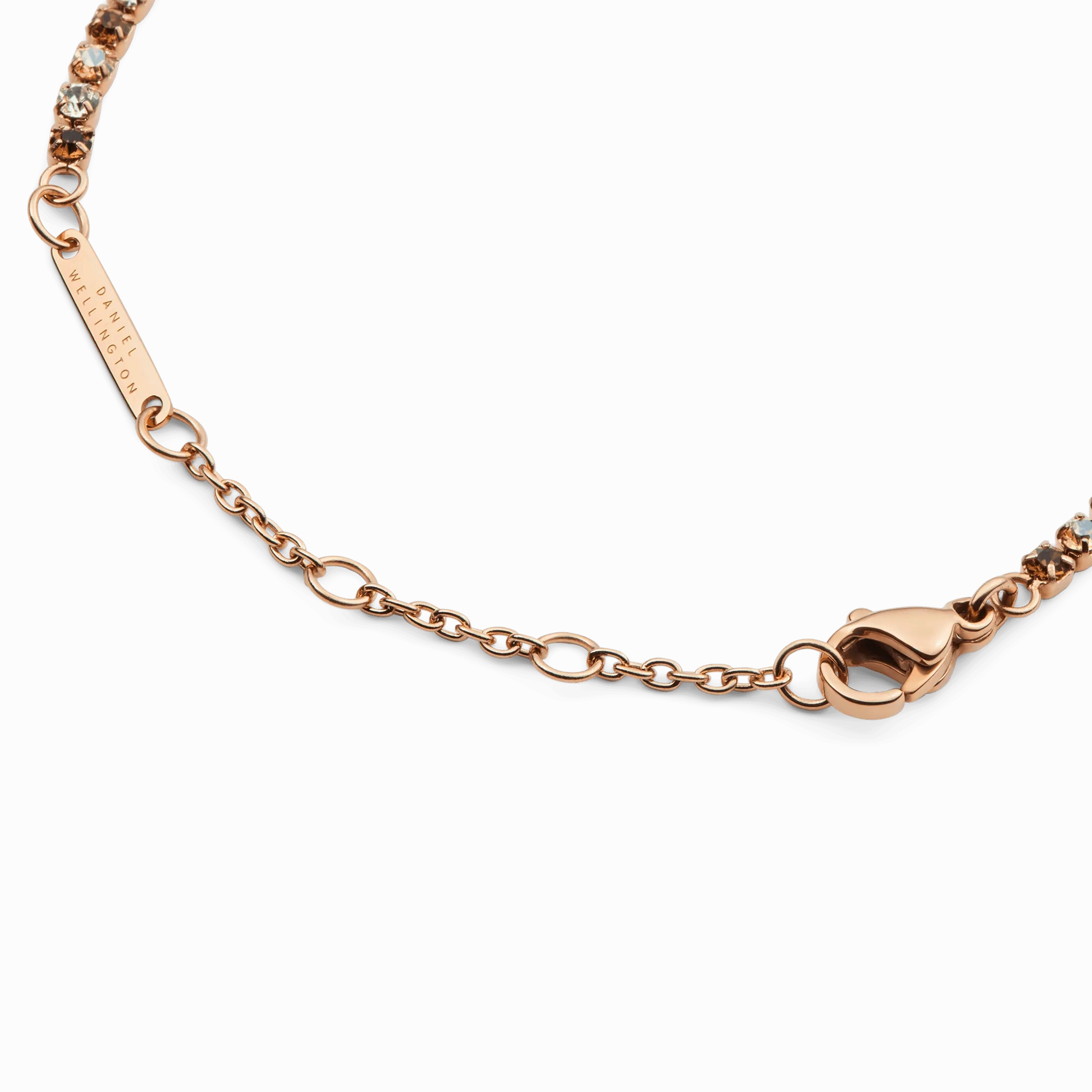 Classic Tennis Bracelet Honey Combo Rose Gold