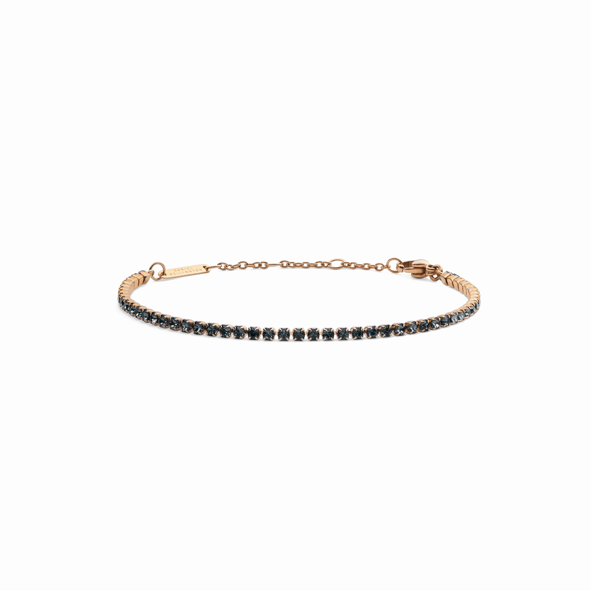 Classic Tennis Bracelet Nightfall Rose Gold