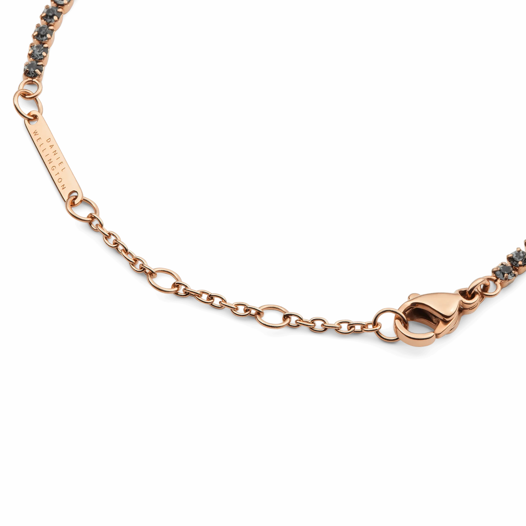 Classic Tennis Bracelet Nightfall Rose Gold