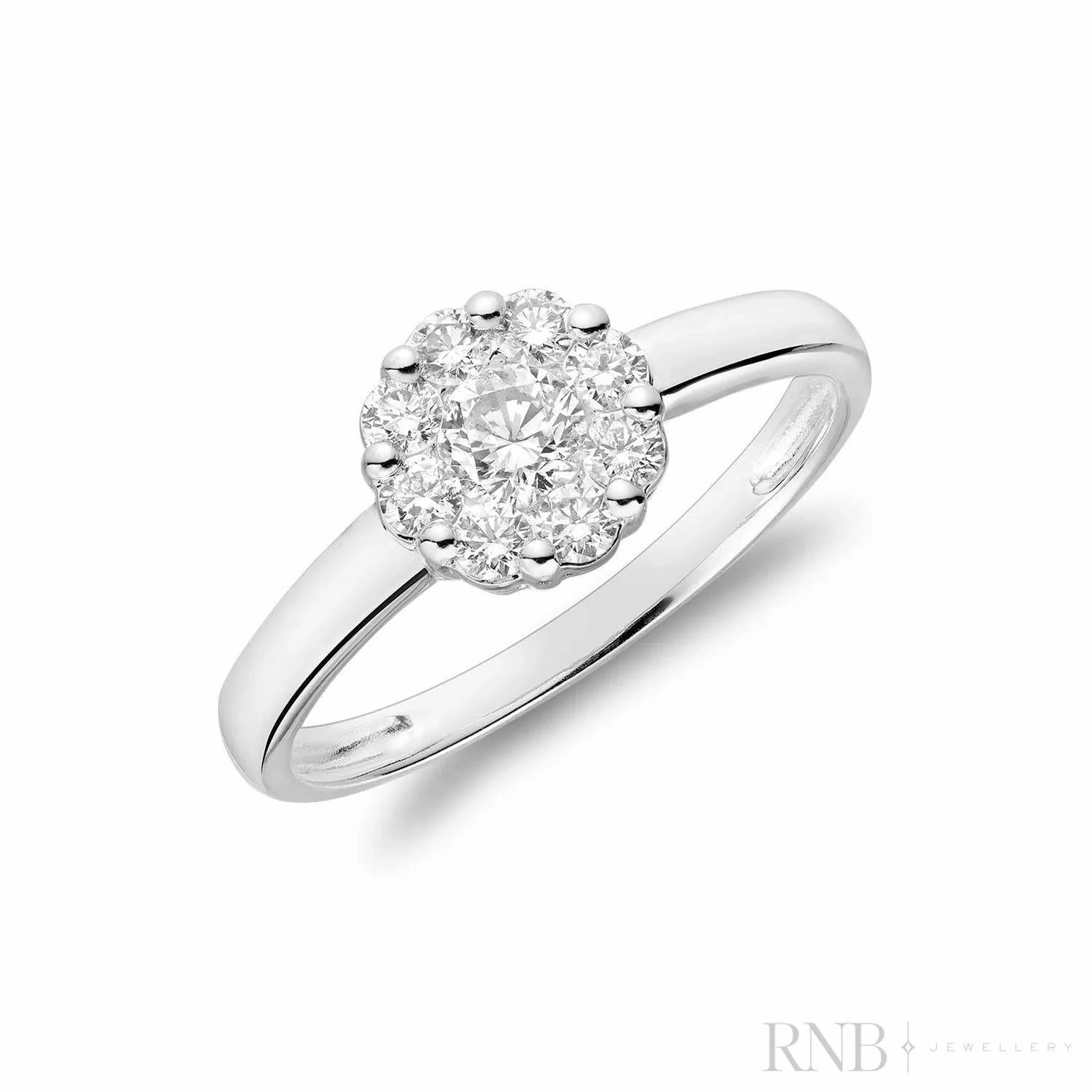 Cluster Mount Diamond Ring