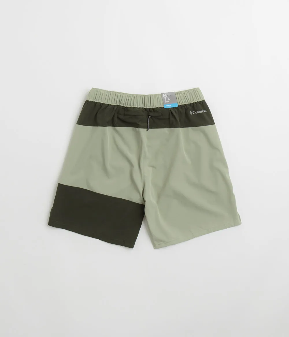 Columbia Hike Color Block Shorts - Safari / Grüne Landschaft Columbia