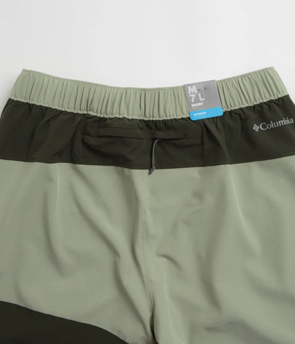 Columbia Hike Color Block Shorts - Safari / Grüne Landschaft Columbia