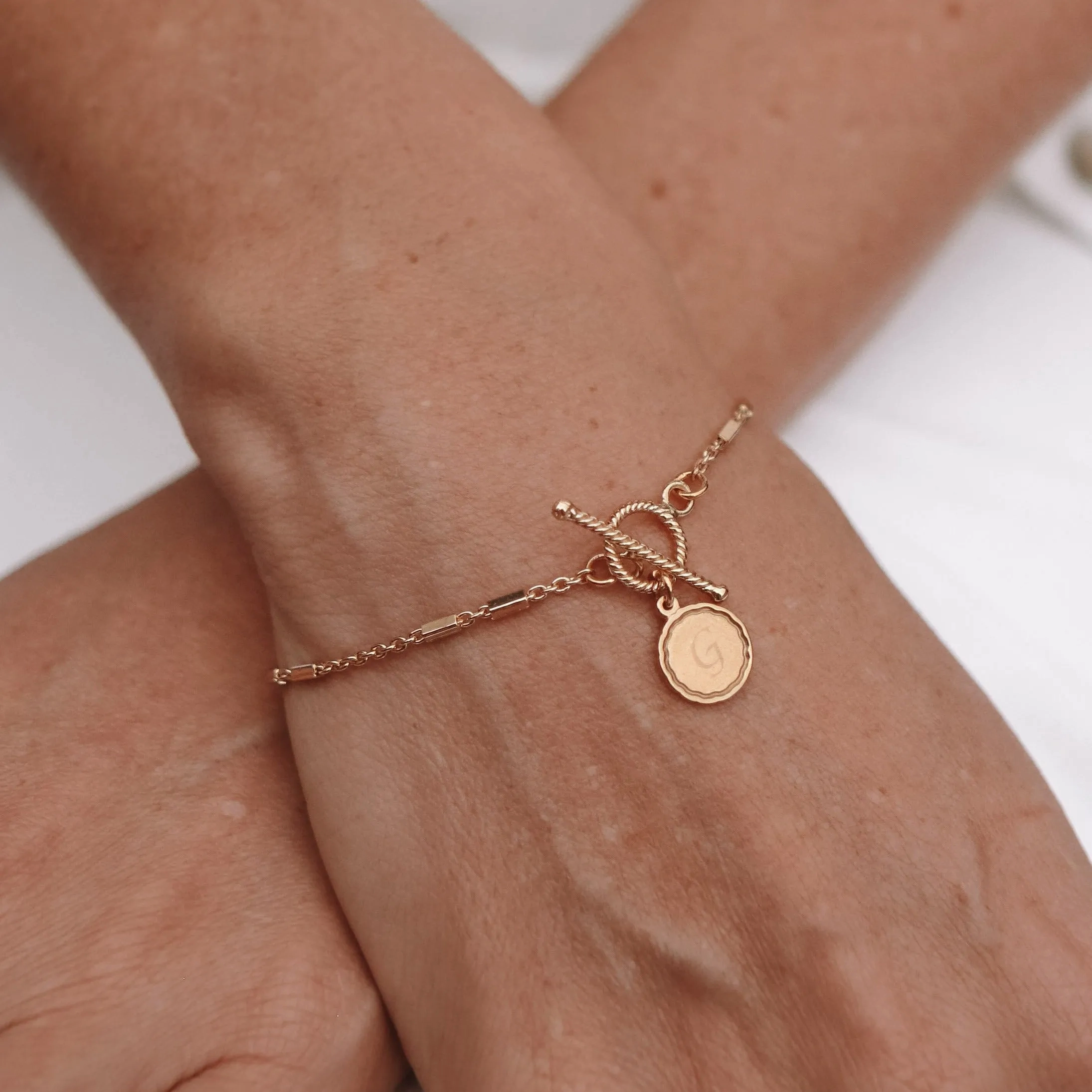 Cora - Stainless Steel Engraved Bracelet