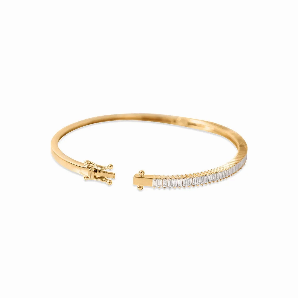 CORA BAGUETTE DIAMOND BANGLE