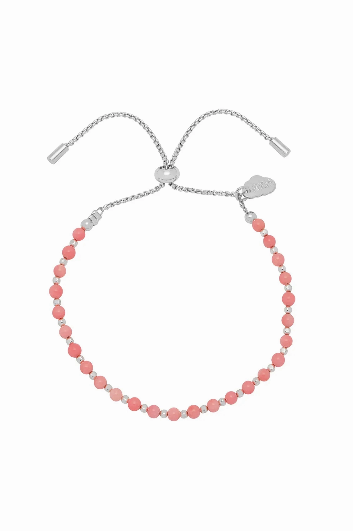 Coral Agate Gemstone Amelia Bracelet
