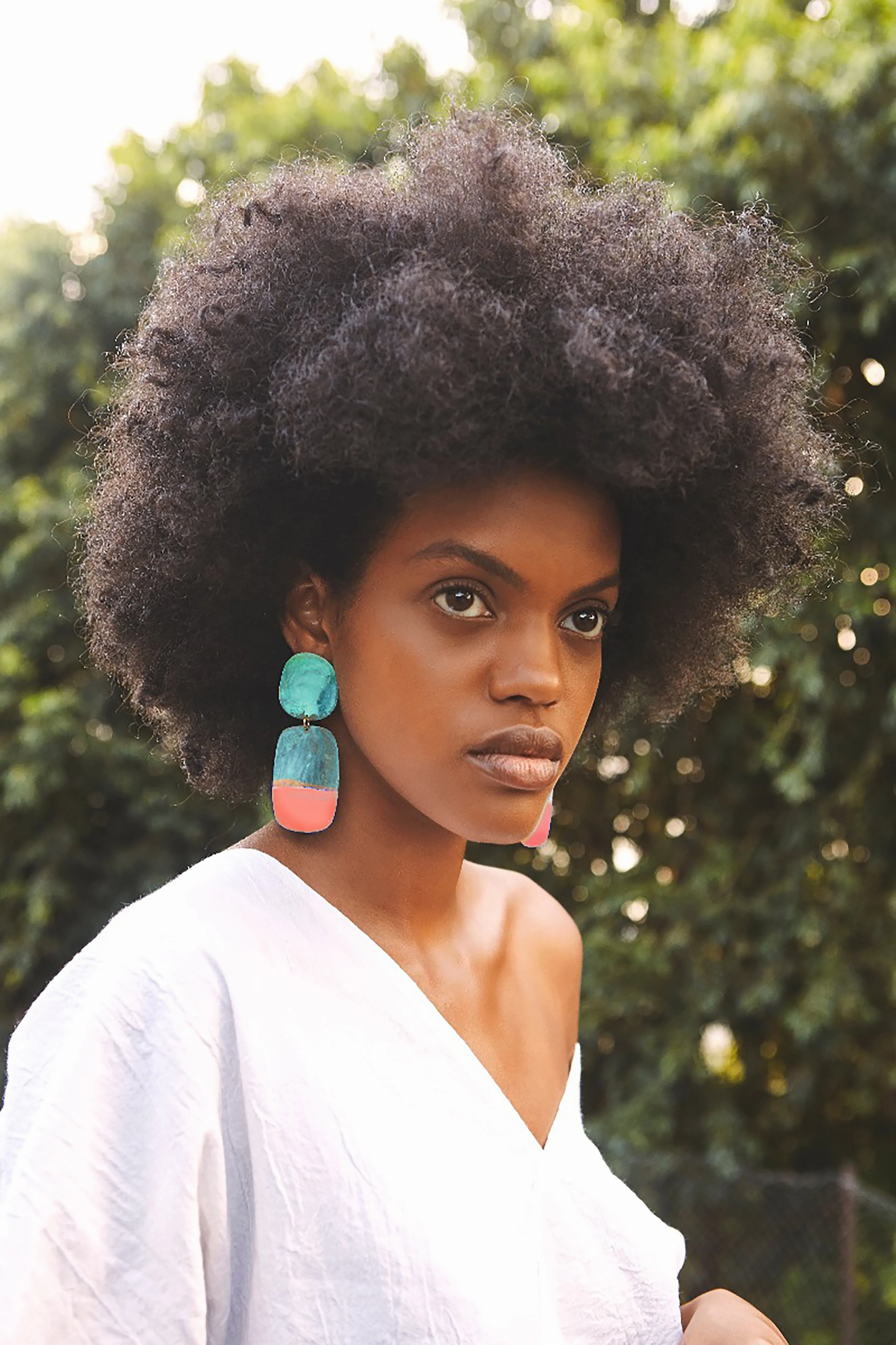 Coral Keke Earrings