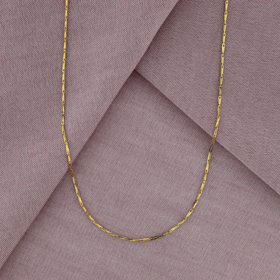 Corn chain 18K Gold Necklace