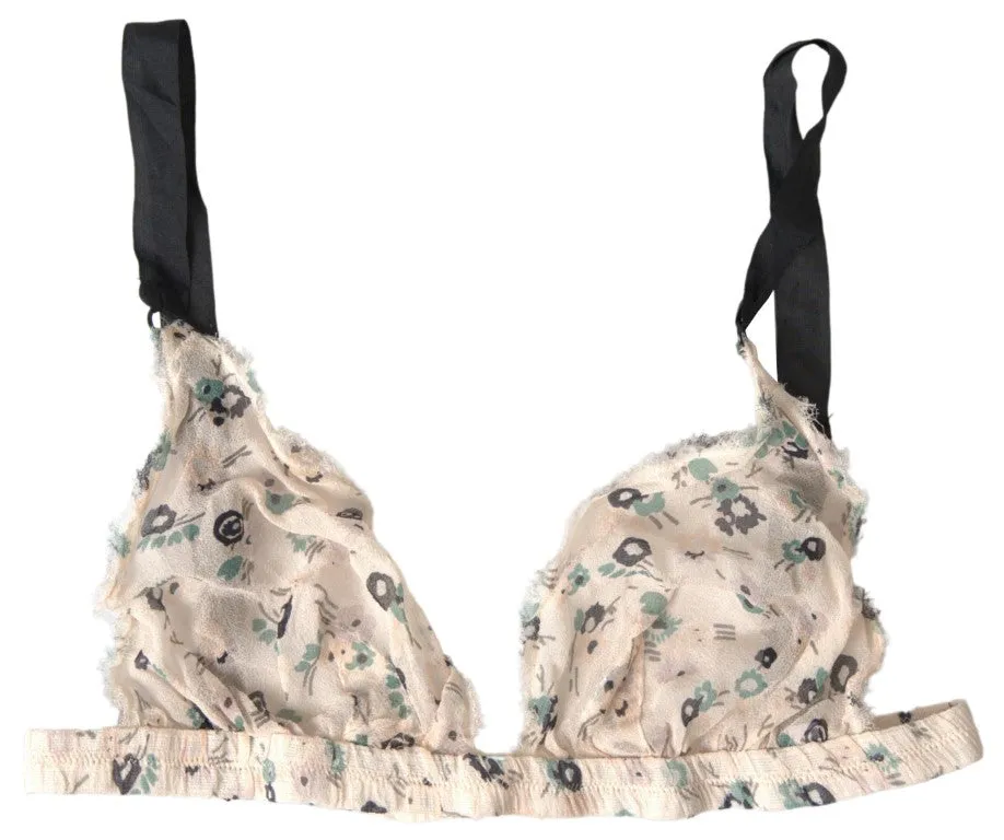 Costume National Blumen-Bikini-Dessous Damen-BH