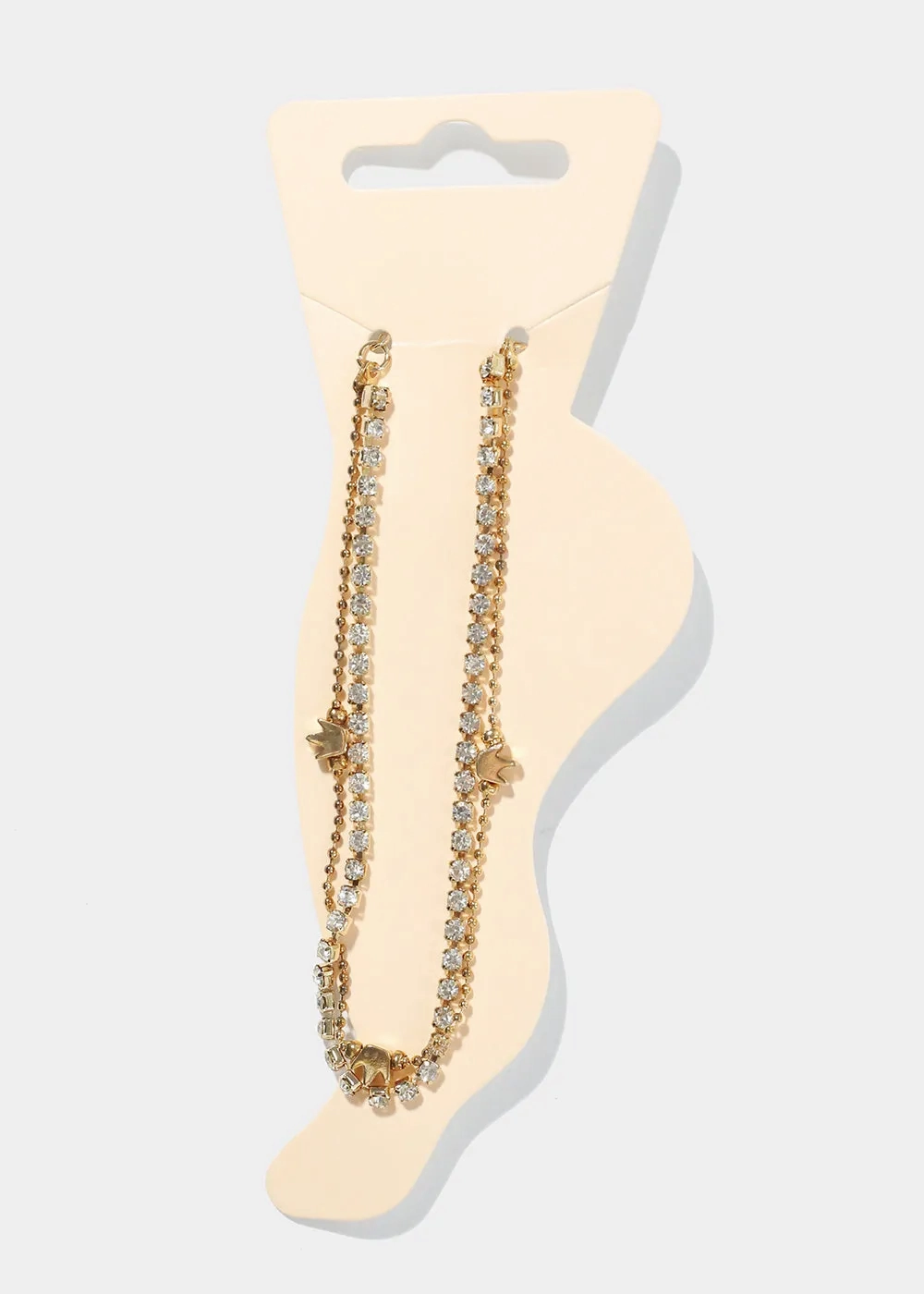 Crown Charm Anklet