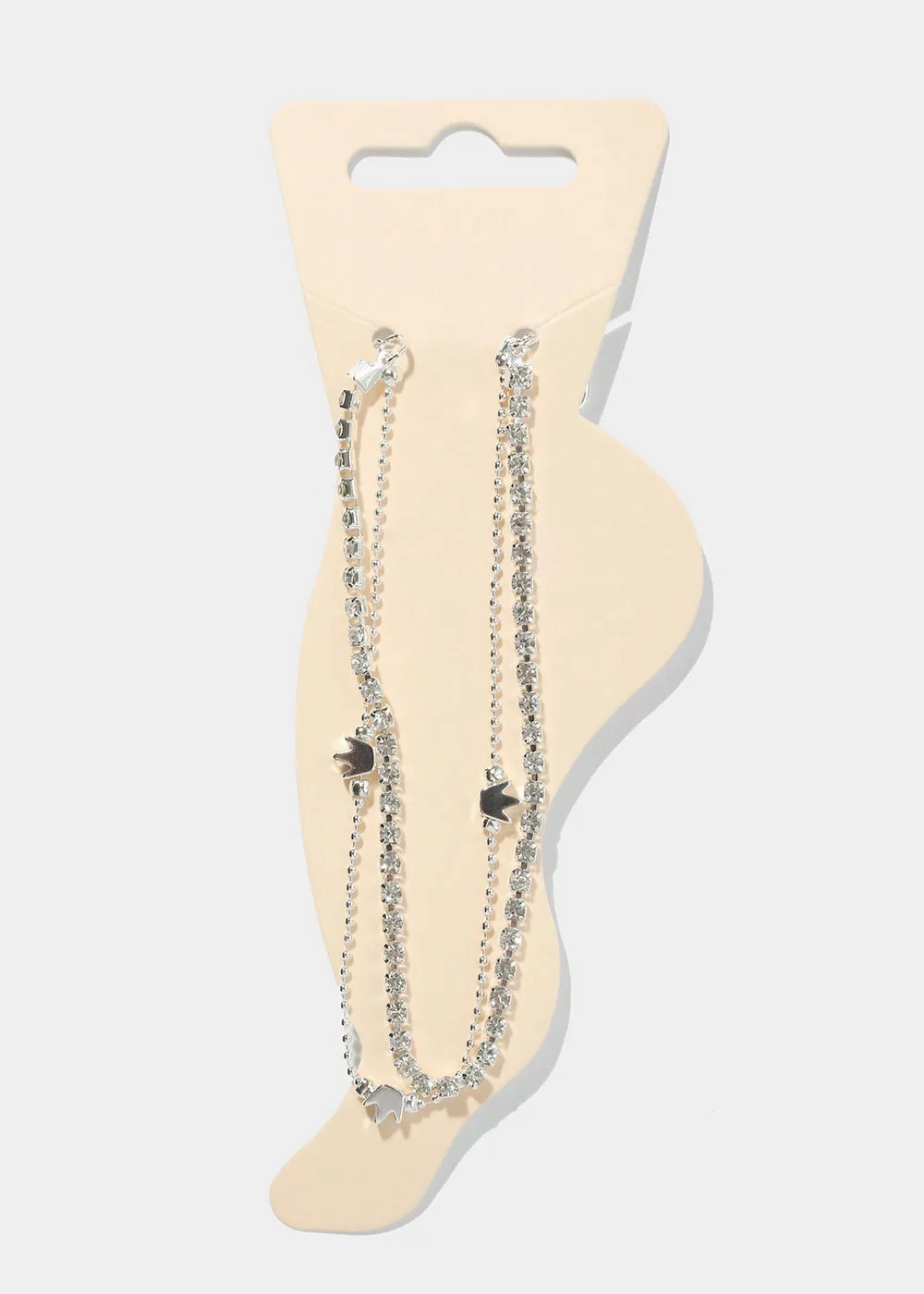 Crown Charm Anklet
