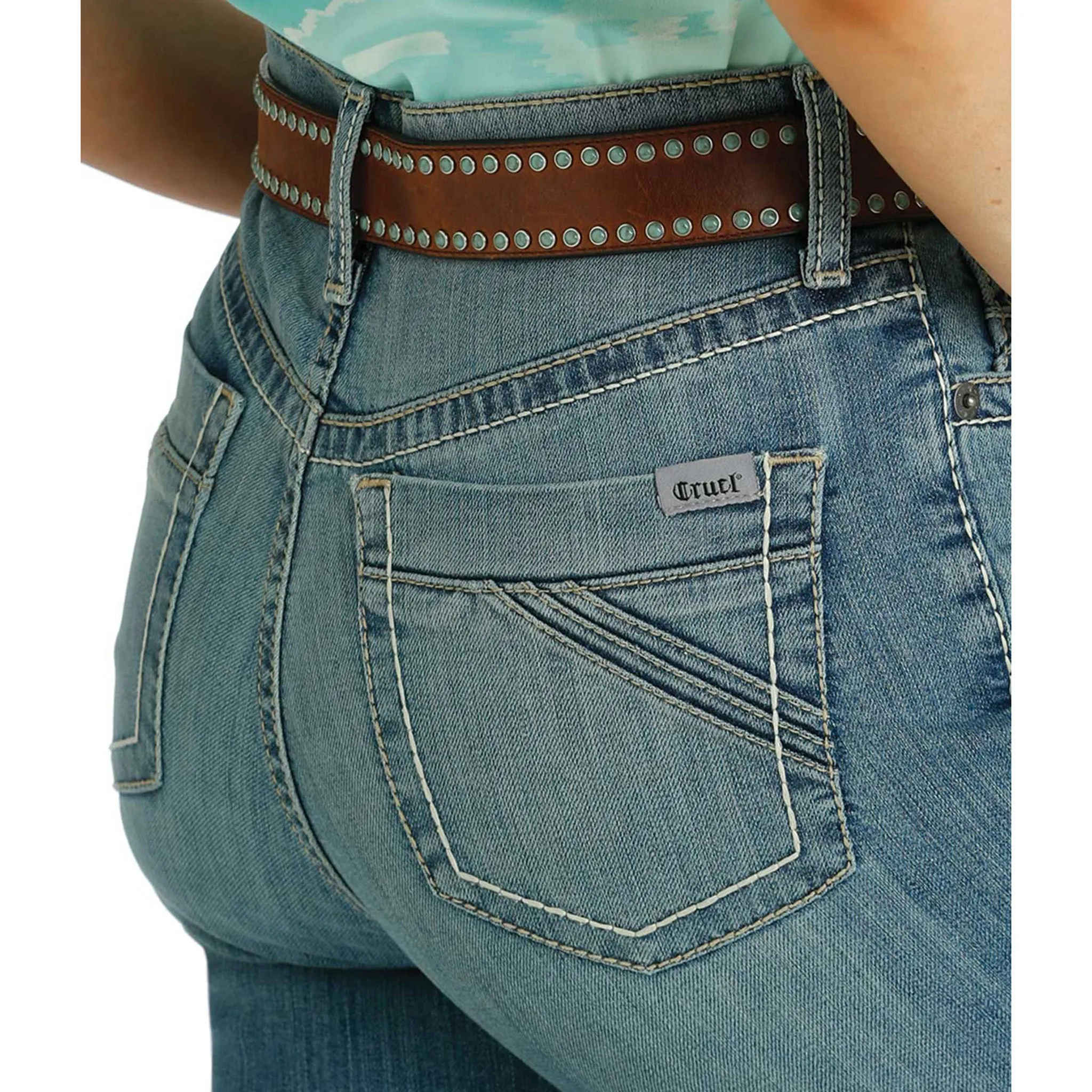 Cruel Denim Damen Med Stone Skylar Bootcut Jeans