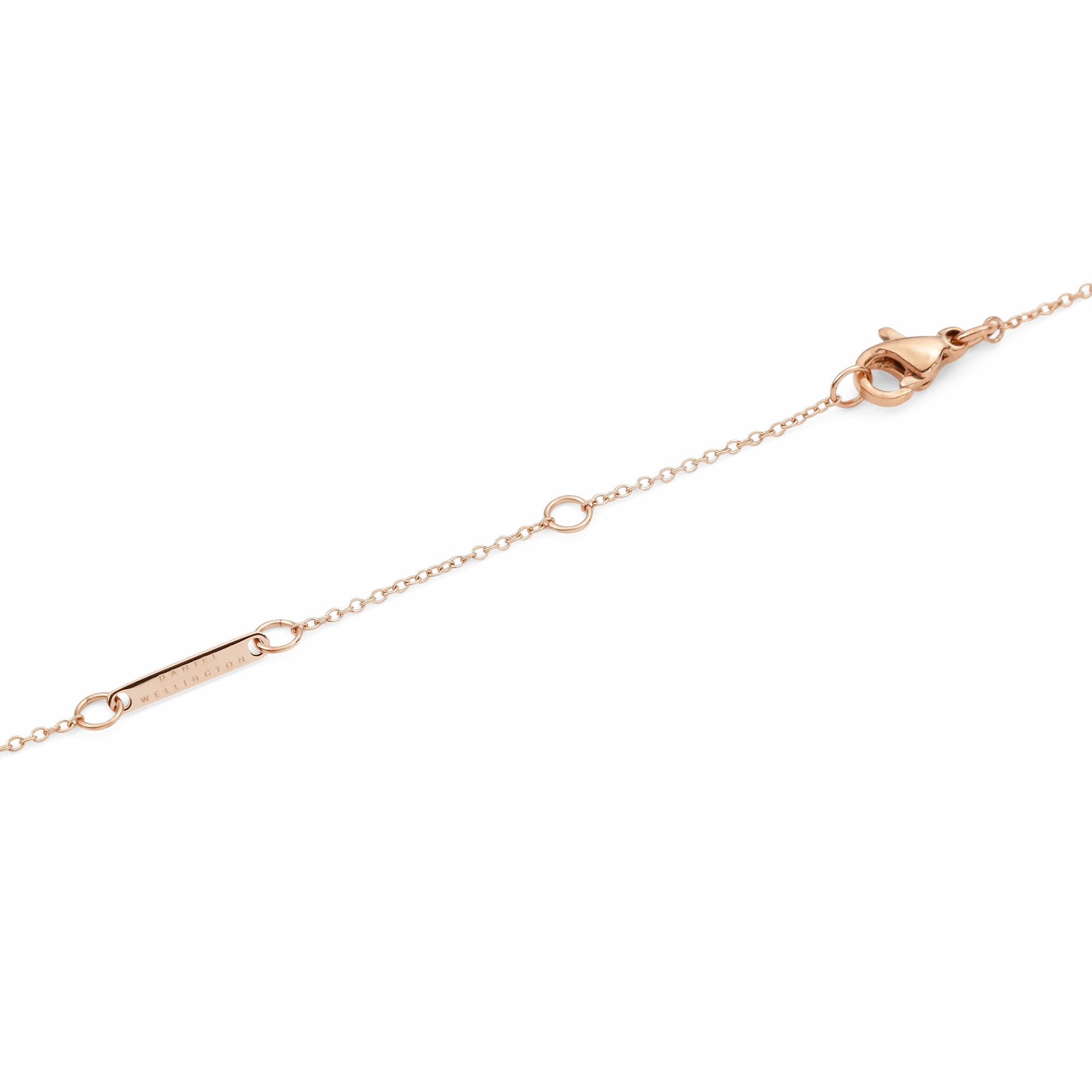 Crystal Zodiac Chain Necklace Rose Gold